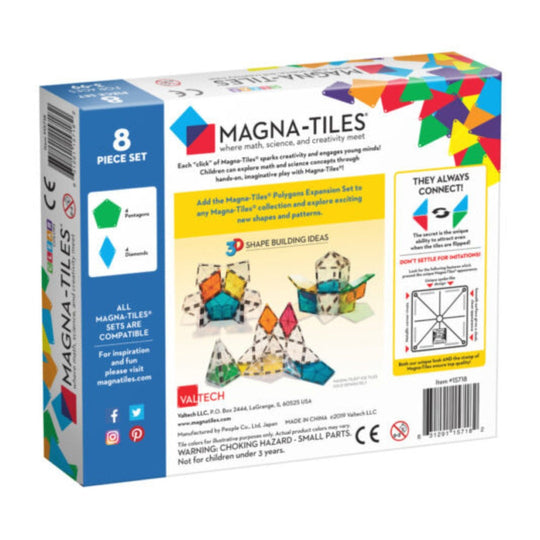 Magna-Tiles® Polygone 8-Stück-Expansionssatz