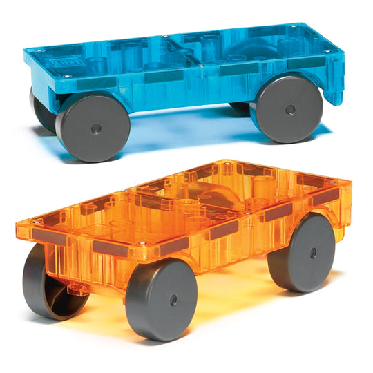 Magna-Tiles Cars 2 Teile Expansionset (neue Farbe)