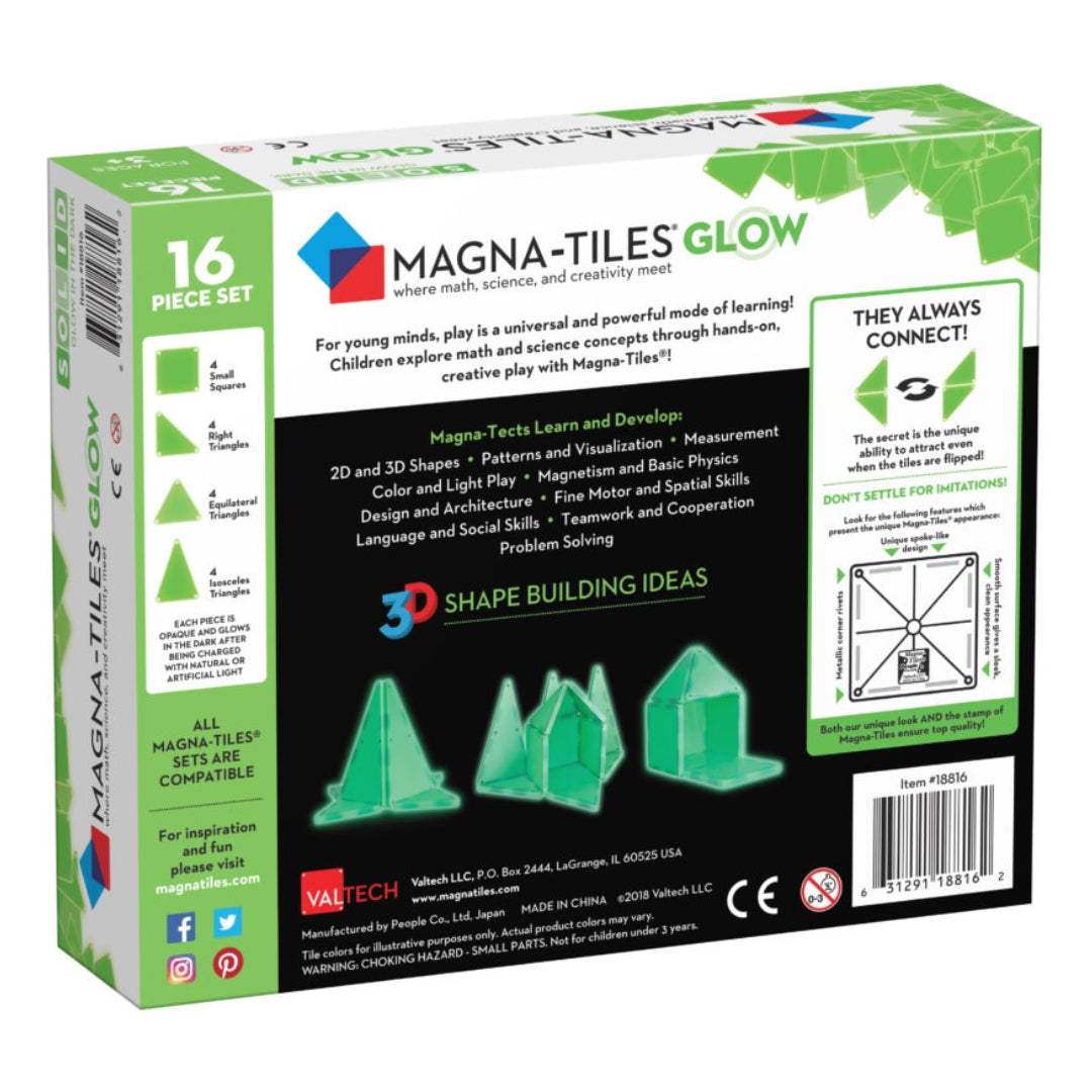 Magna-Tiles® Glow 16-Tie-Set