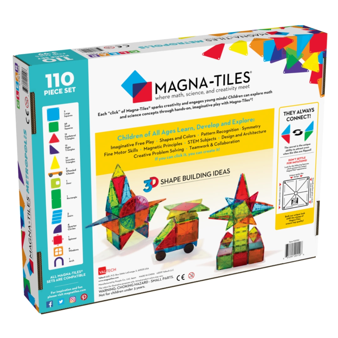 MAGNA-TILES® Metropolis 110 Piece Set