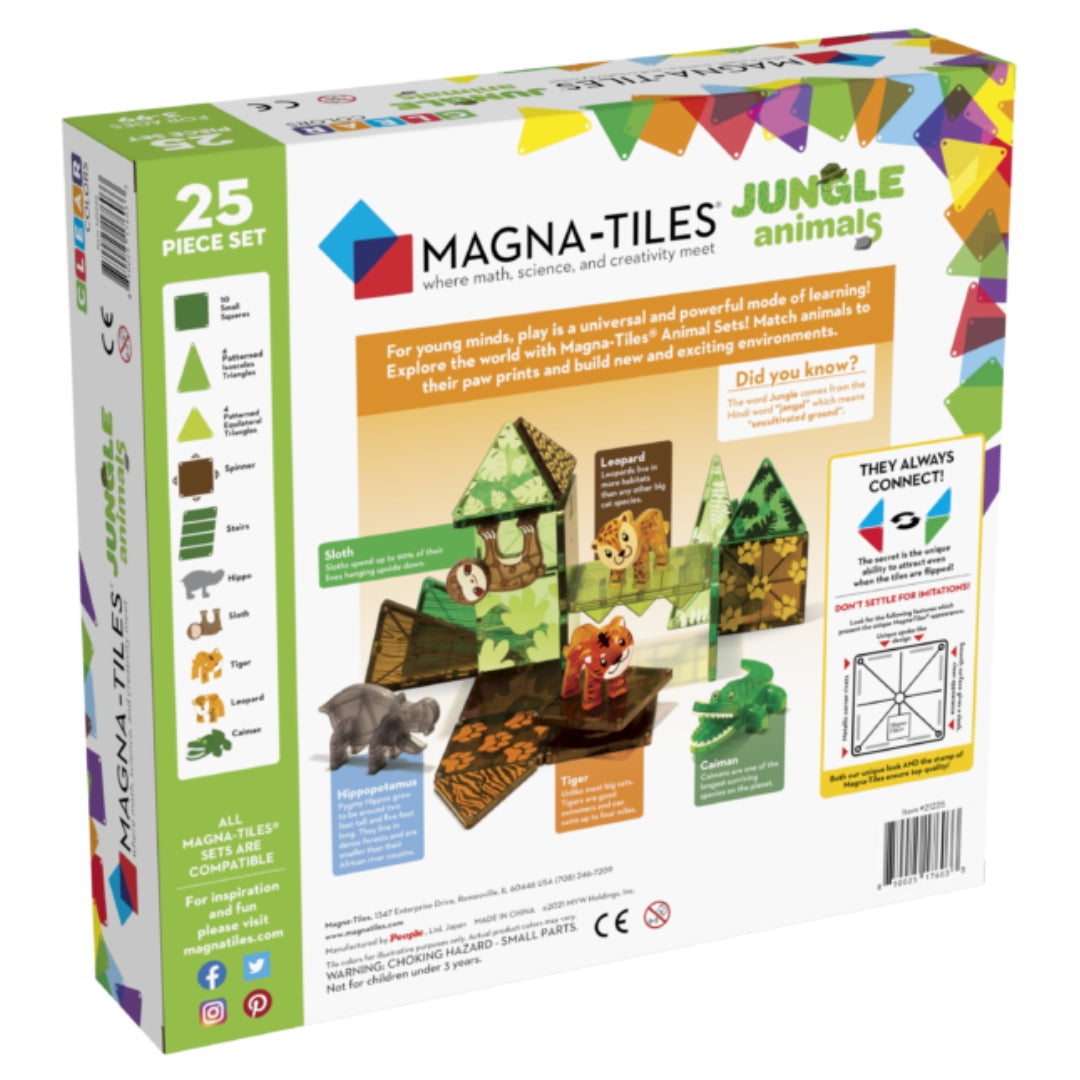 Magna-Tiles® Dschungeltiere 25-Stück-Set