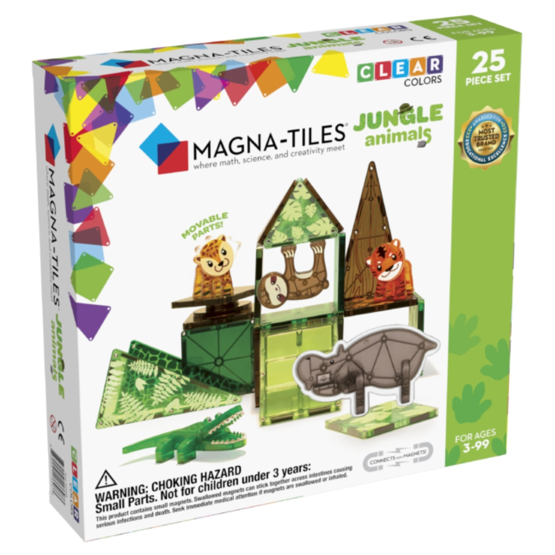 Magna-Tiles® Dschungeltiere 25-Stück-Set