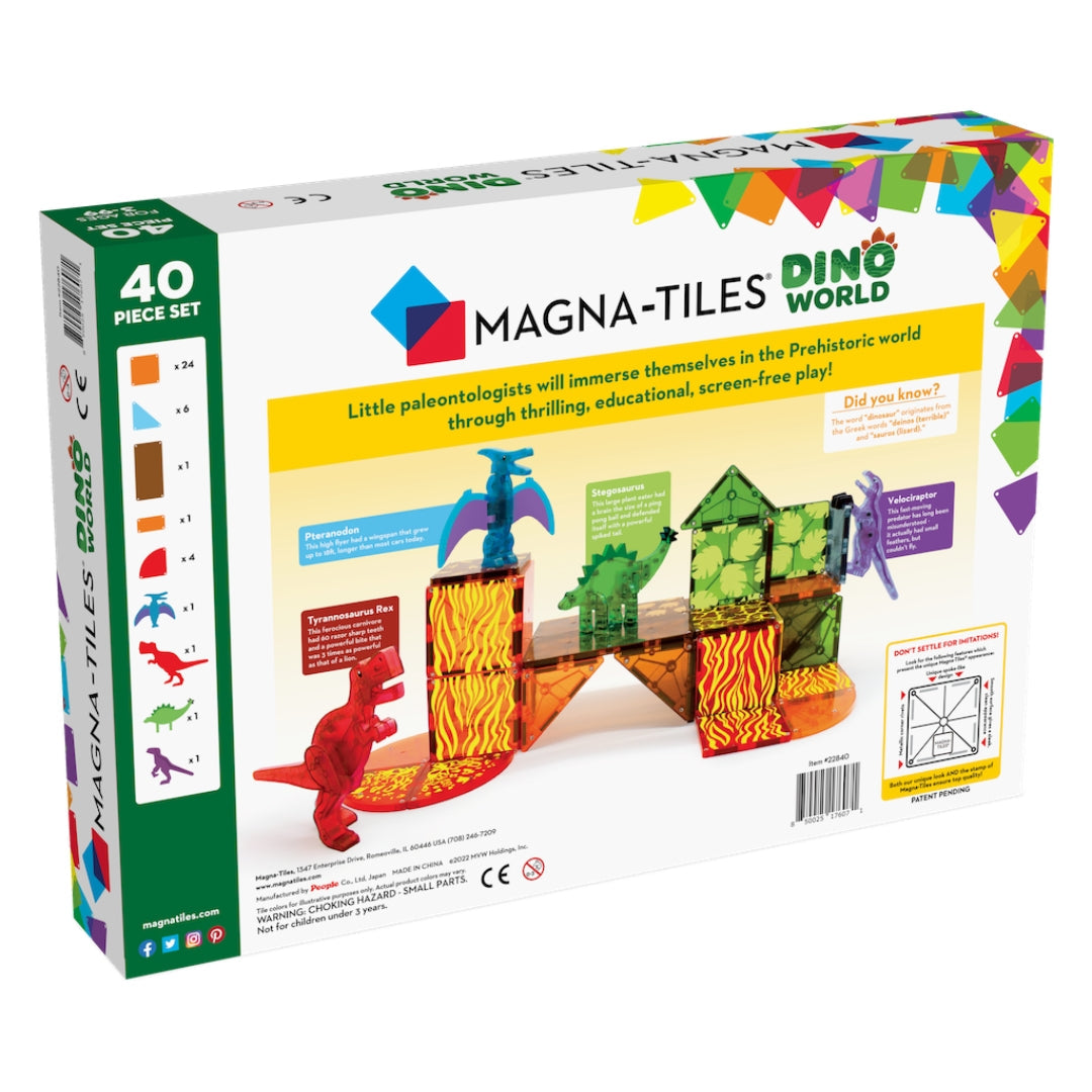 Magna Tiles® Dino World 40 Stück