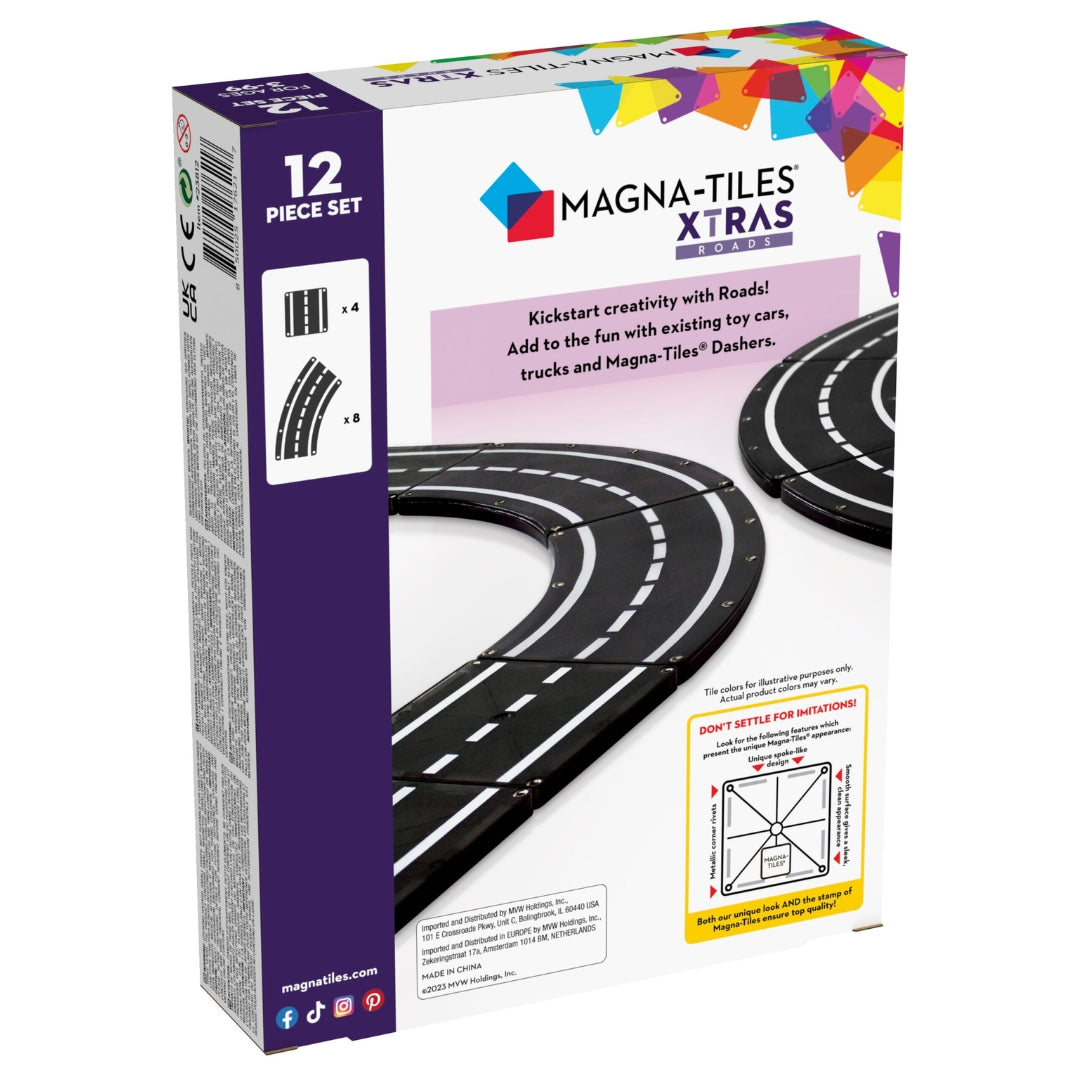 Magna-Tiles® Xtras Roads