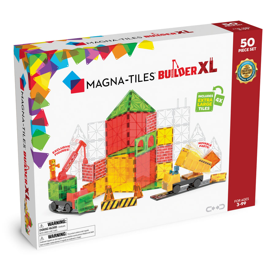 Magna-Tiles® Builder XL 50-Stück-Set