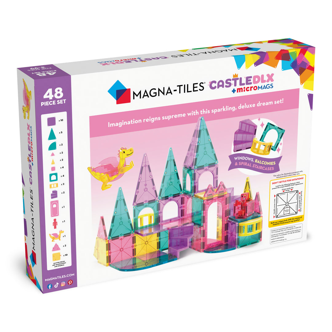 Magna-Tiles® Castle DLX 48-Stück-Set