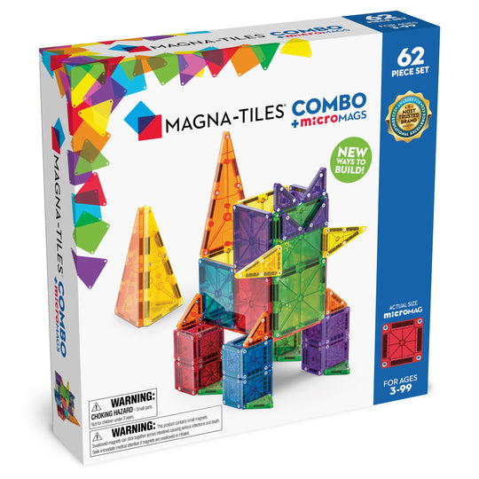 Magna-Tiles® Combo 62-Stück-Set