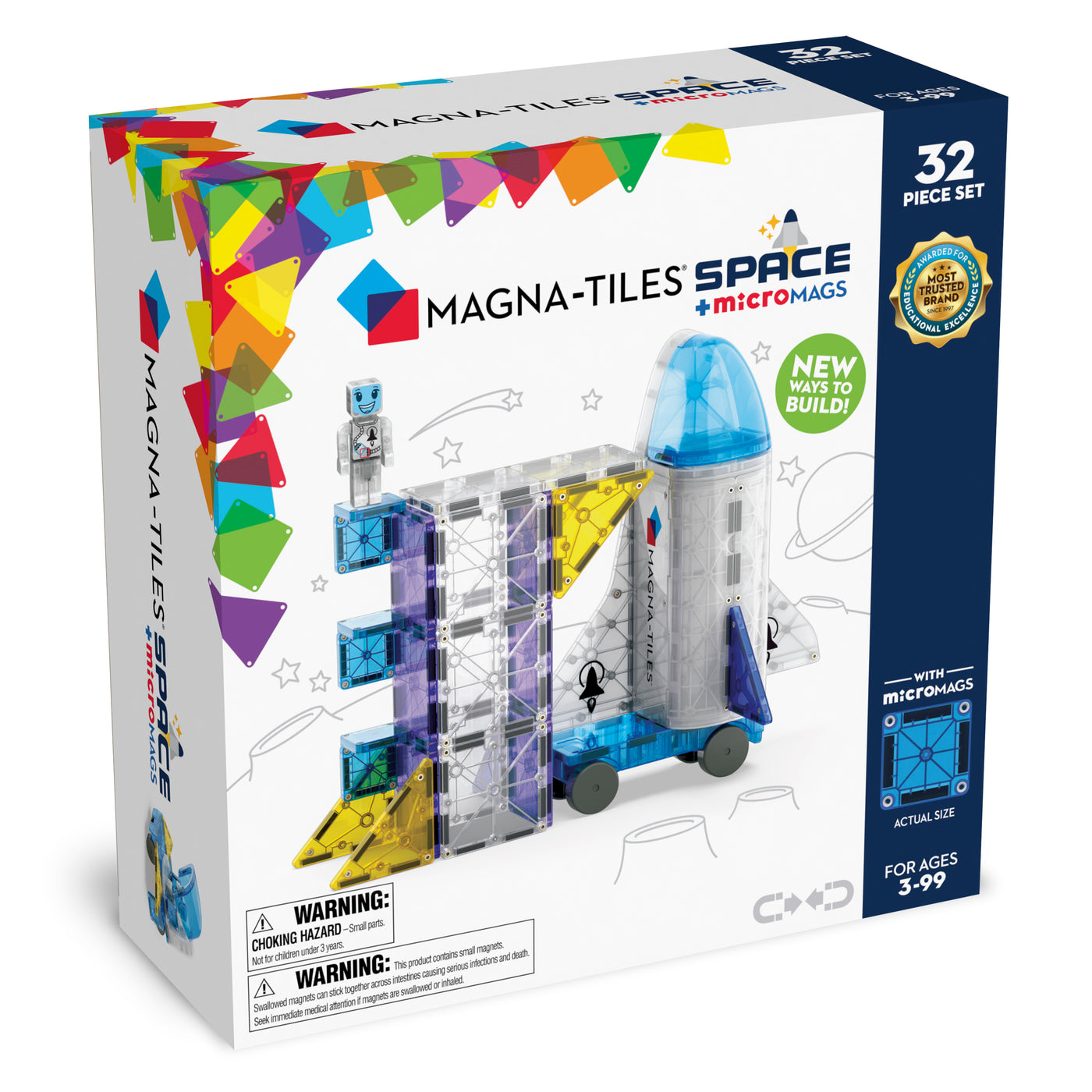 Magna-Tiles® Space 32-Stück-Set