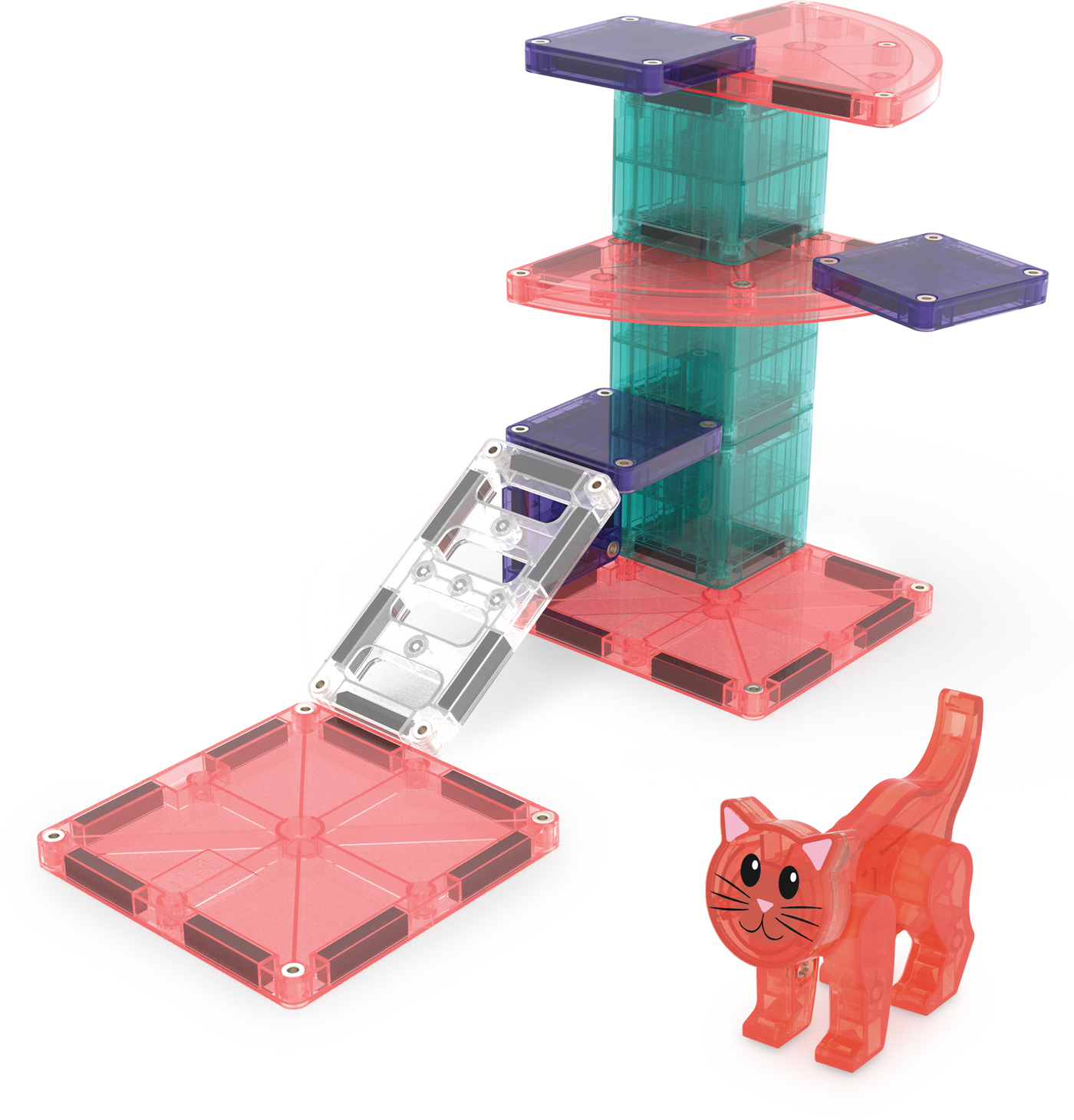 MAGNA-TILES - Cat Tree 13-Piece Set (NEW COLLECTION 2025)