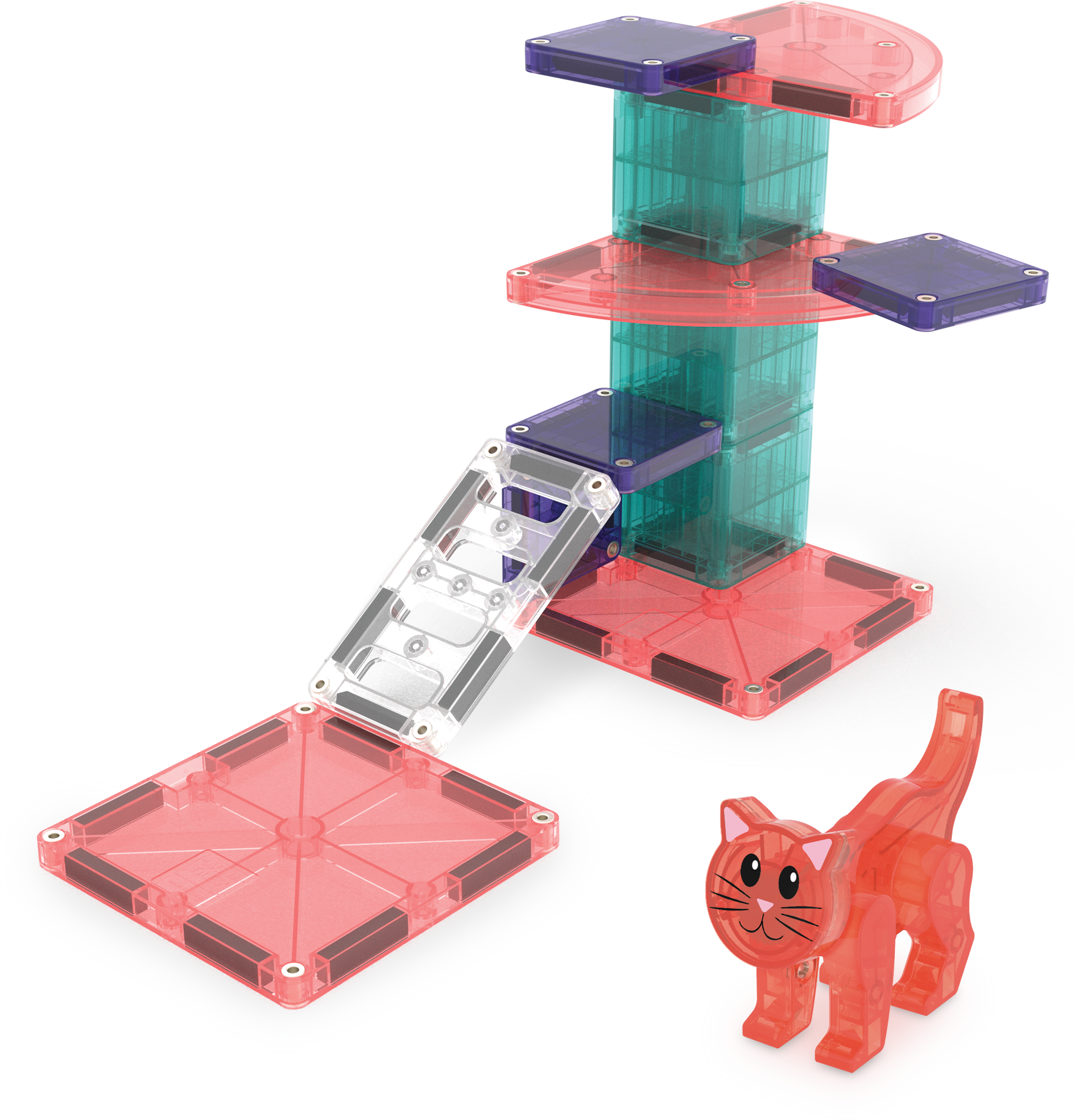 MAGNA-TILES - Cat Tree 13-Piece Set (NEW COLLECTION 2025)
