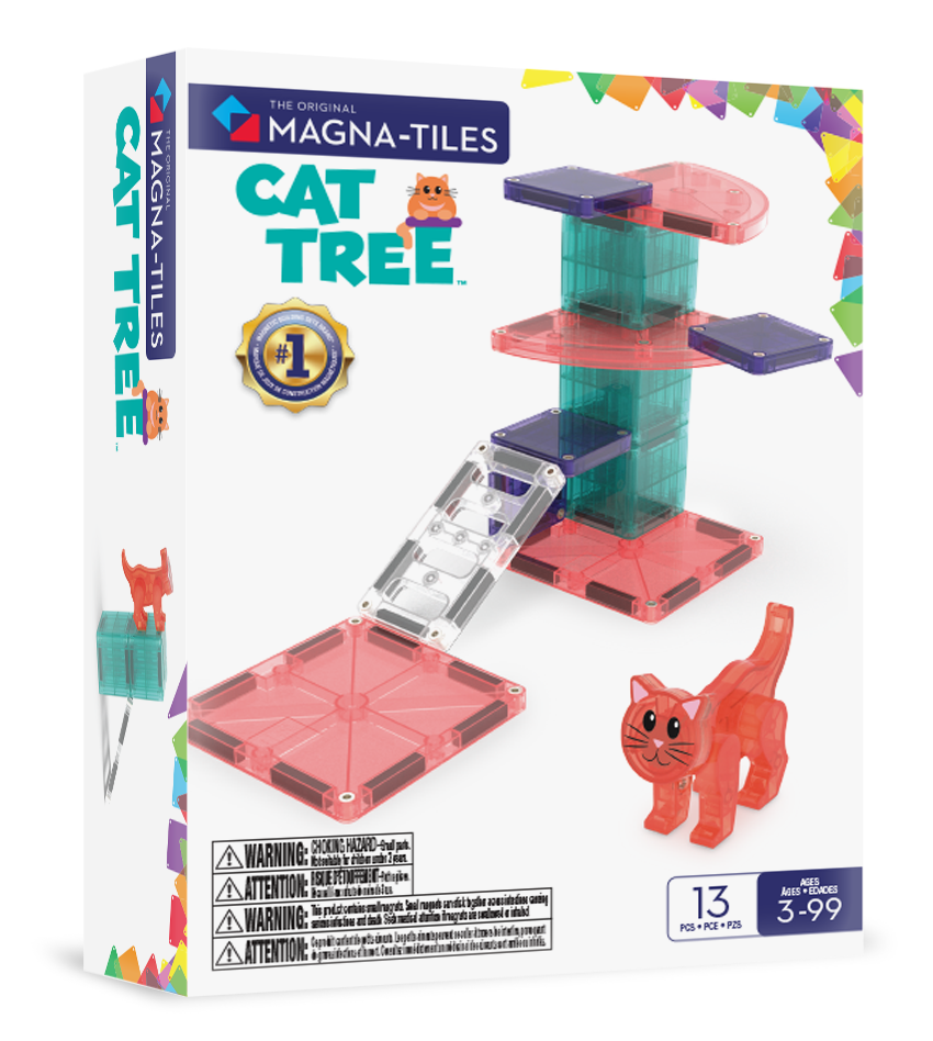 MAGNA-TILES - Cat Tree 13-Piece Set (NEW COLLECTION 2025)