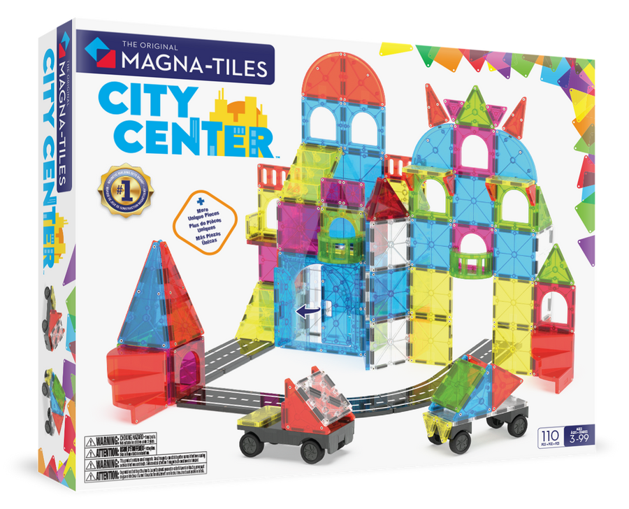 MAGNA-TILES - City Center 110-Piece Set (NEW COLLECTION 2025)