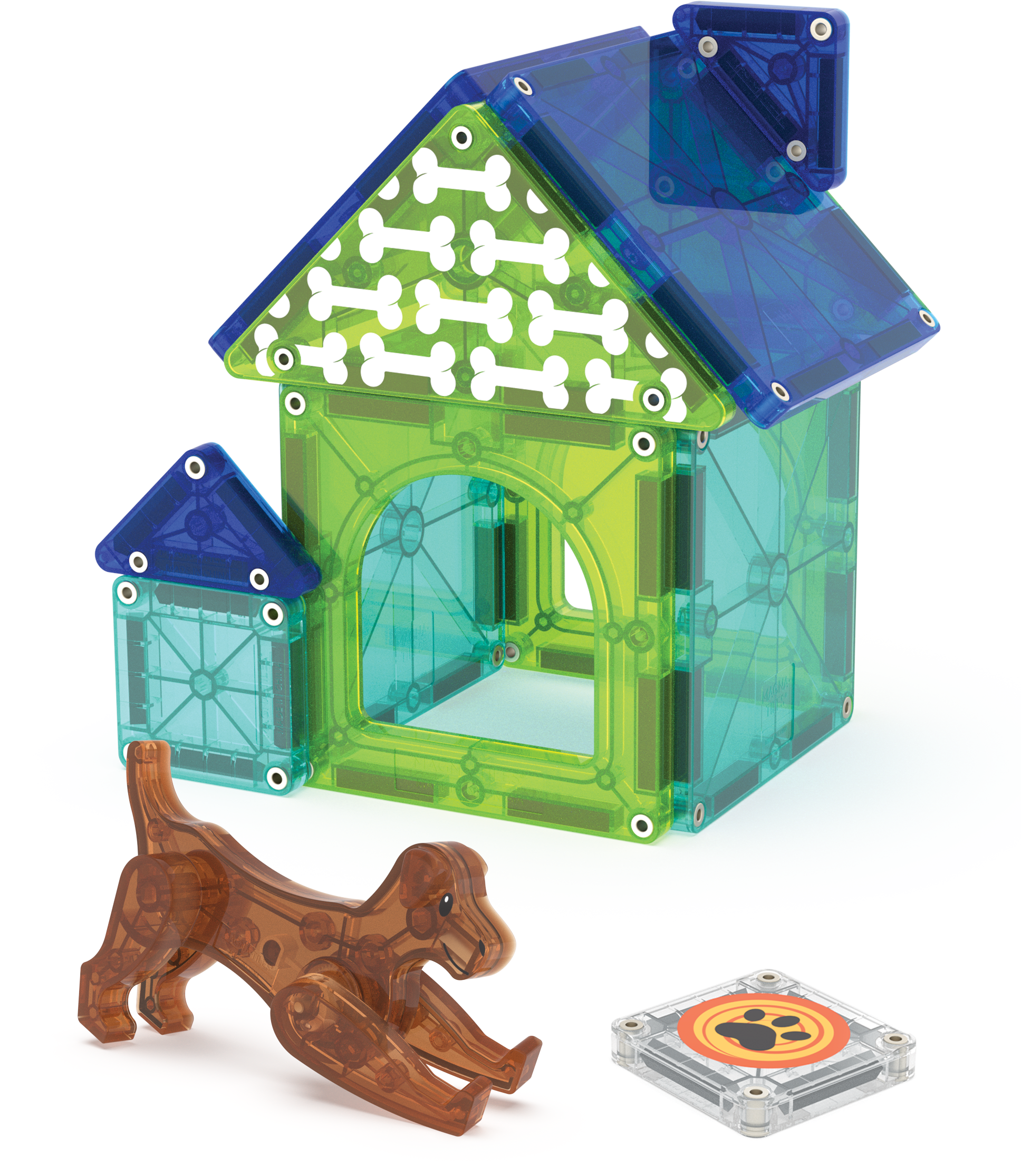 MAGNA-TILES - Dog house 13-Piece Set (NEW COLLECTION 2025)