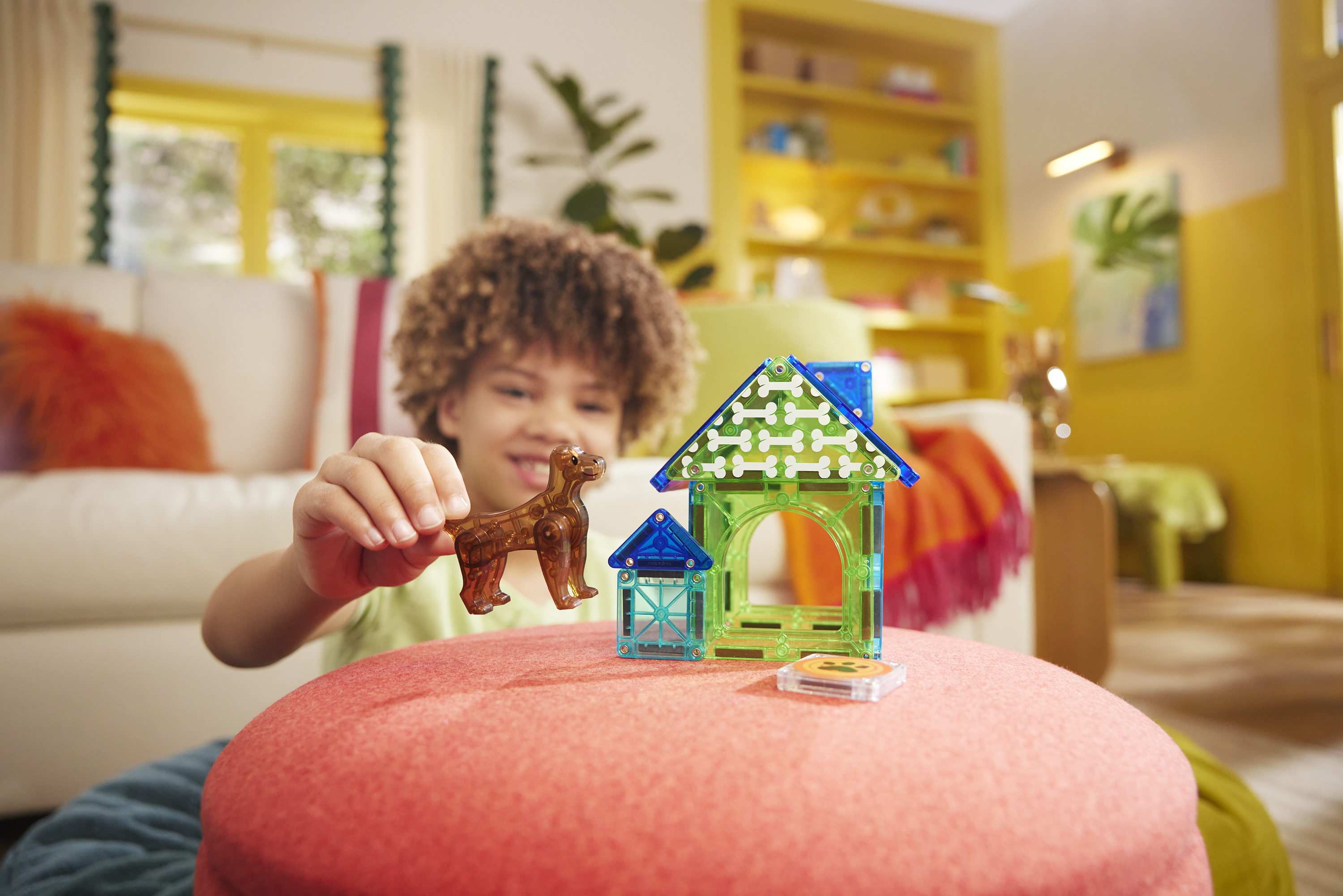 MAGNA-TILES - Dog house 13-Piece Set (NEW COLLECTION 2025)