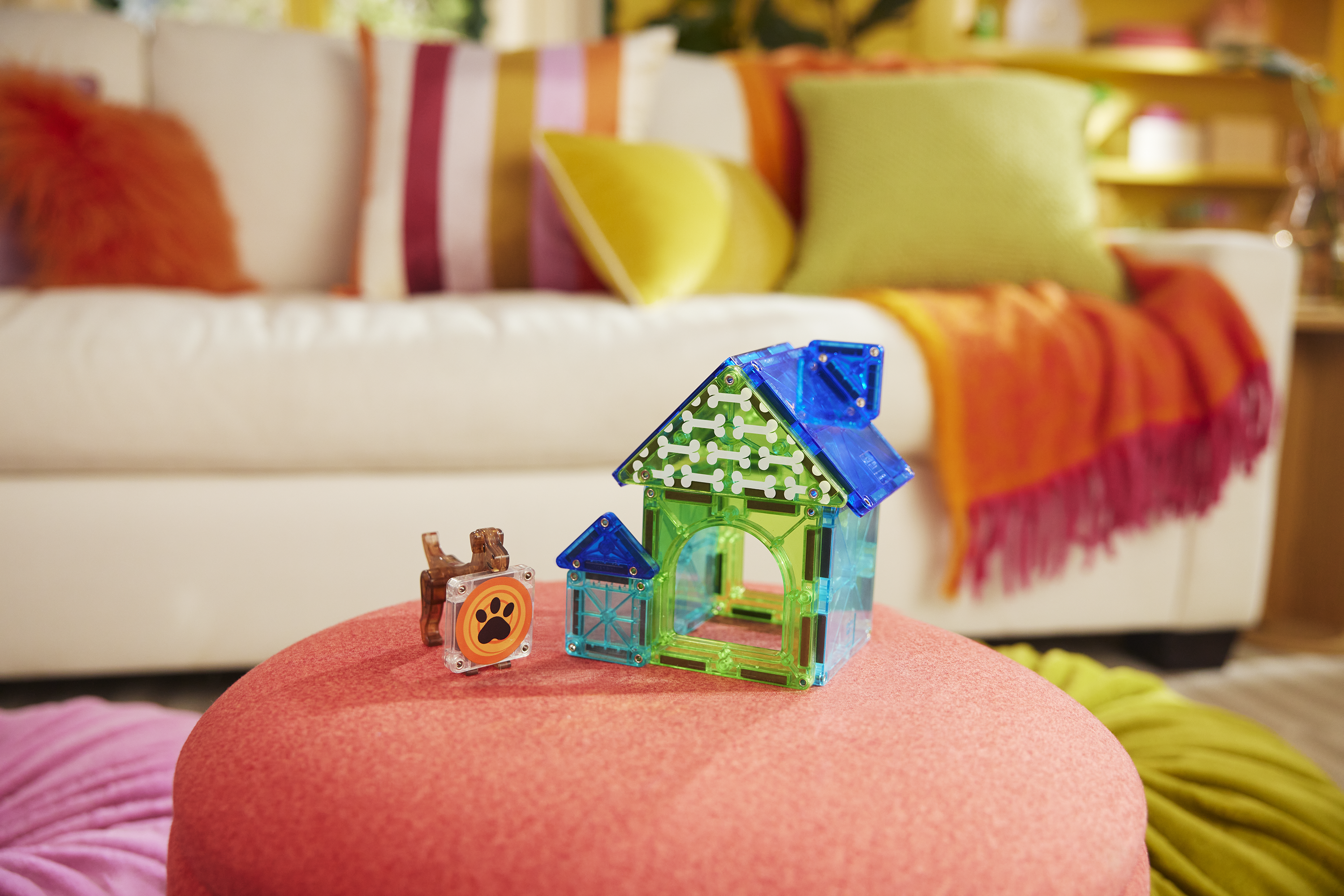 MAGNA-TILES - Dog house 13-Piece Set (NEW COLLECTION 2025)