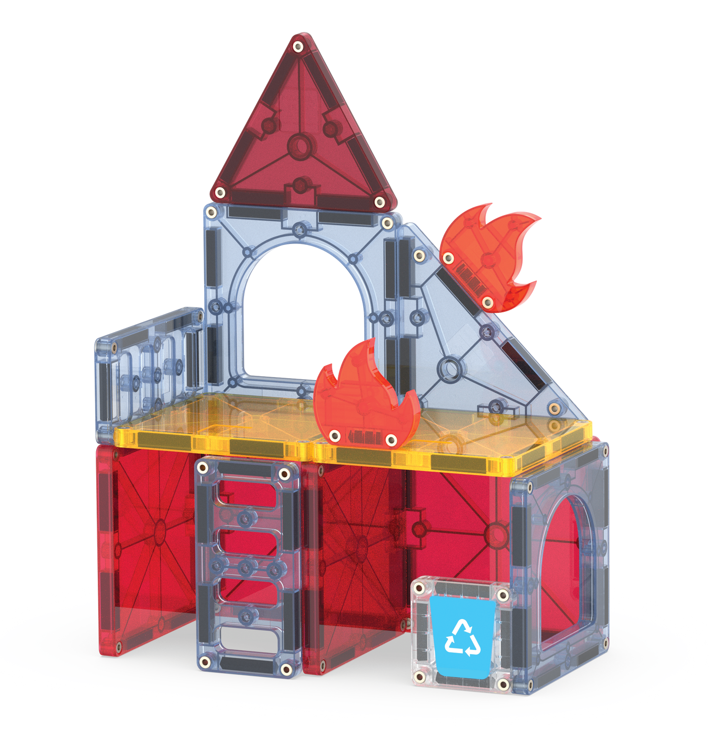 MAGNA-TILES - Fire Station 27-Piece Set (NEW COLLECTION 2025)