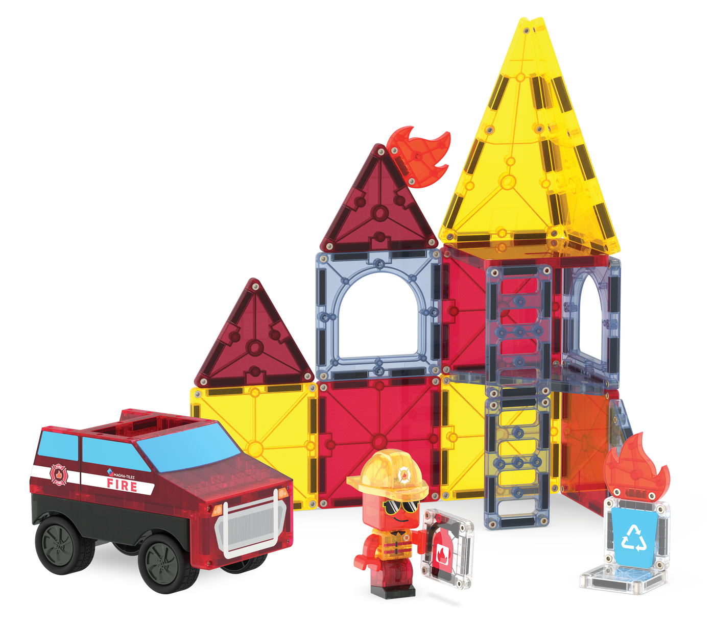 MAGNA-TILES - Fire Station 27-Piece Set (NEW COLLECTION 2025)