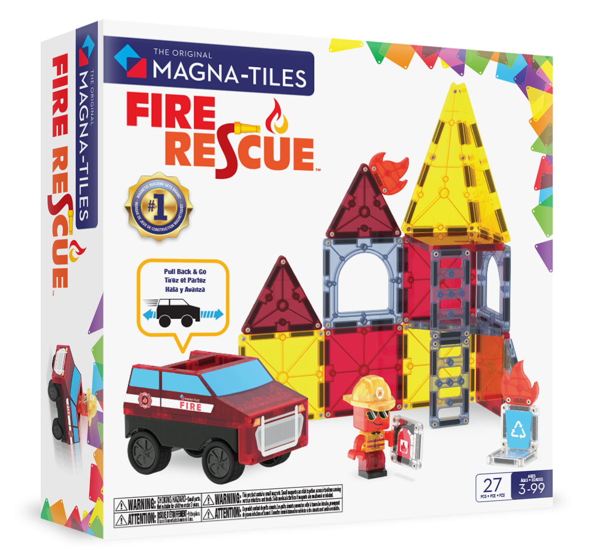 MAGNA-TILES - Fire Station 27-Piece Set (NEW COLLECTION 2025)