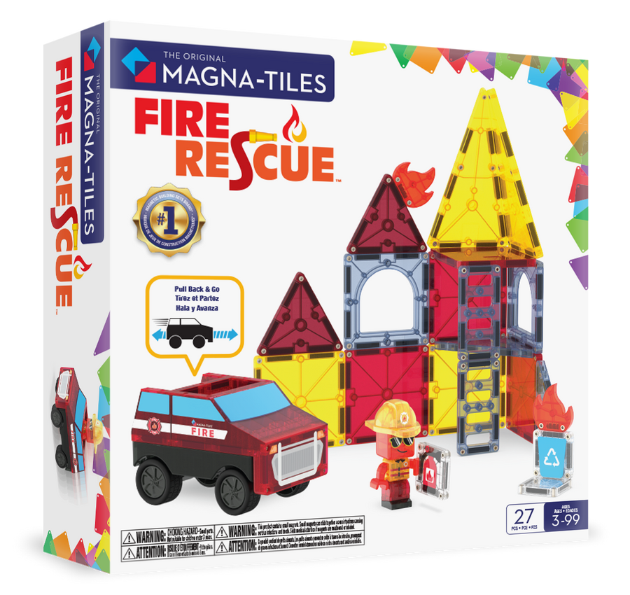 MAGNA-TILES - Fire Station 27-Piece Set (NEW COLLECTION 2025)