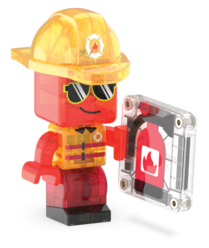 MAGNA-TILES - Fire Station 27-Piece Set (NEW COLLECTION 2025)
