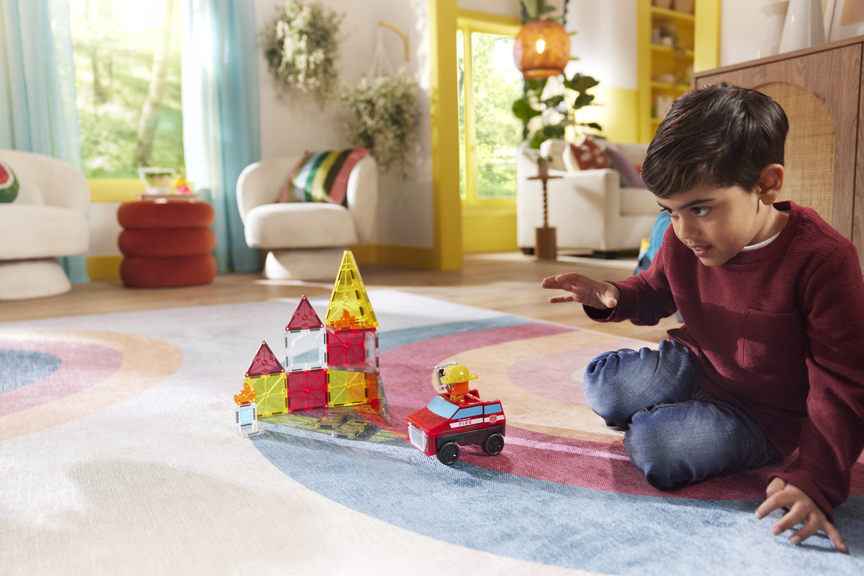 MAGNA-TILES - Fire Station 27-Piece Set (NEW COLLECTION 2025)