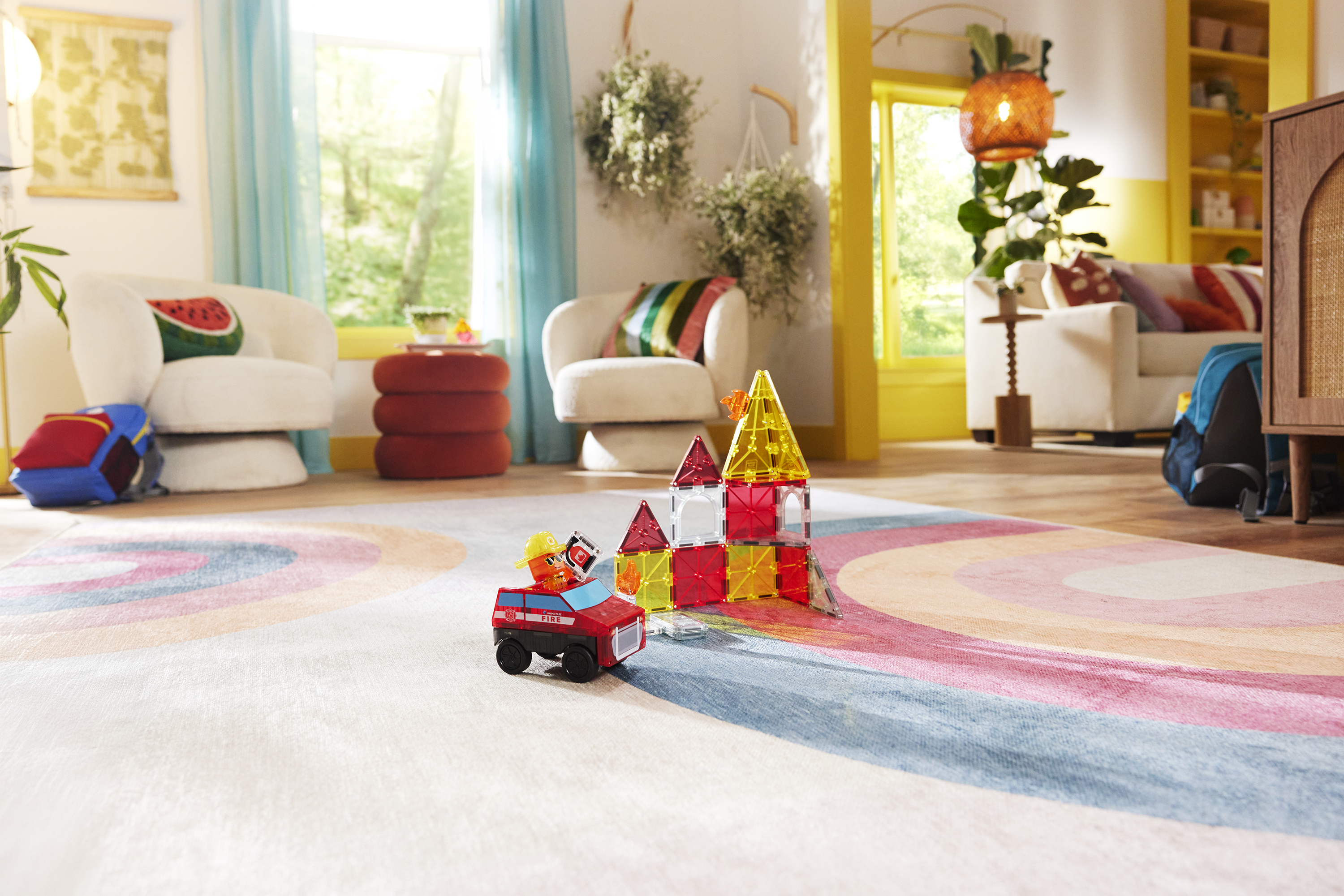 MAGNA-TILES - Fire Station 27-Piece Set (NEW COLLECTION 2025)