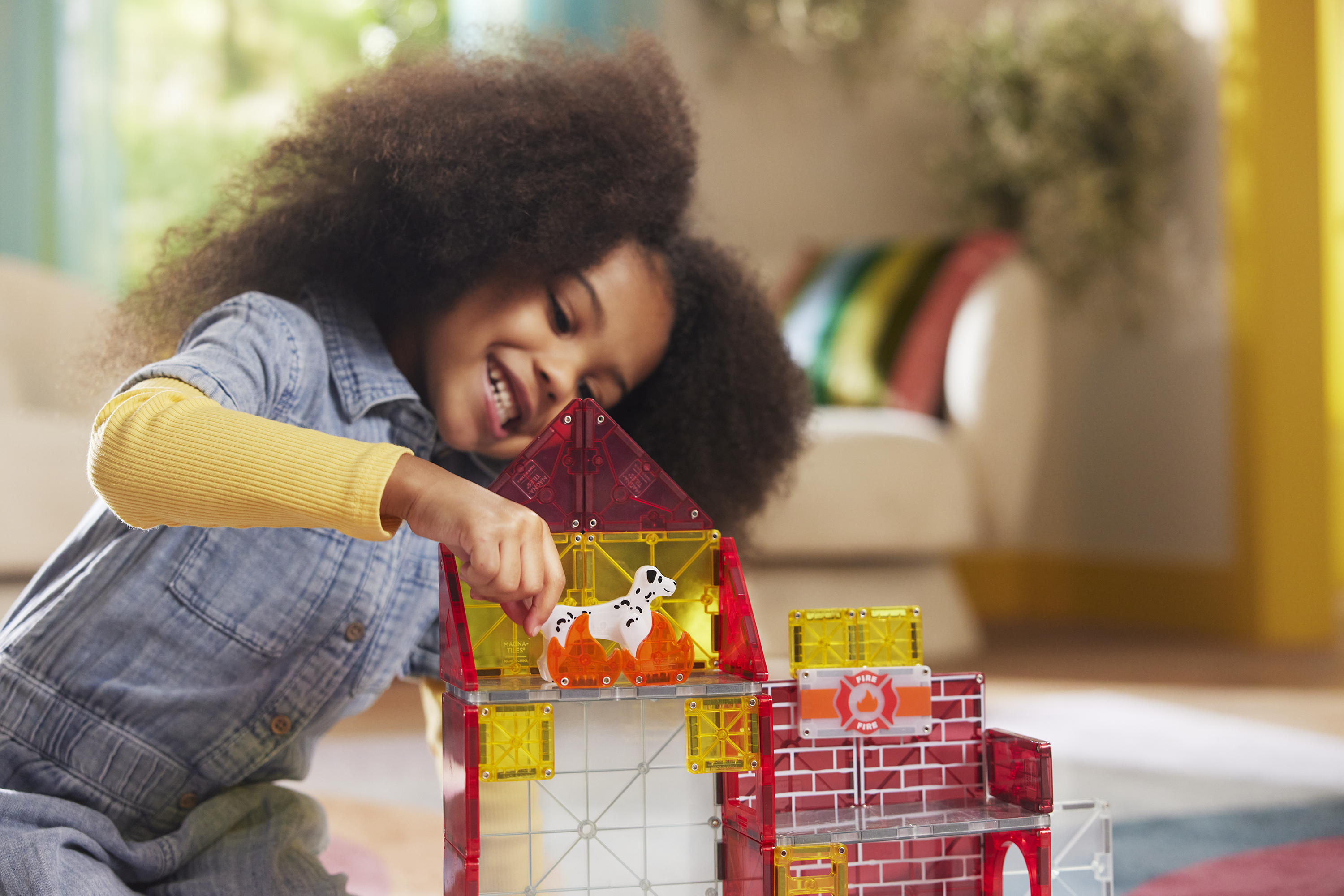 MAGNA-TILES - Fire Station 50-Piece Set (NEW COLLECTION 2025)