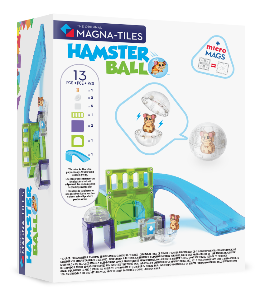 MAGNA-TILES - Hamster Ball 13-Piece Set (NEW COLLECTION 2025)