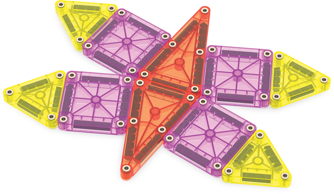 MAGNA-TILES - Travel Set Deluxe - 55 piece (NEW COLLECTION 2025)