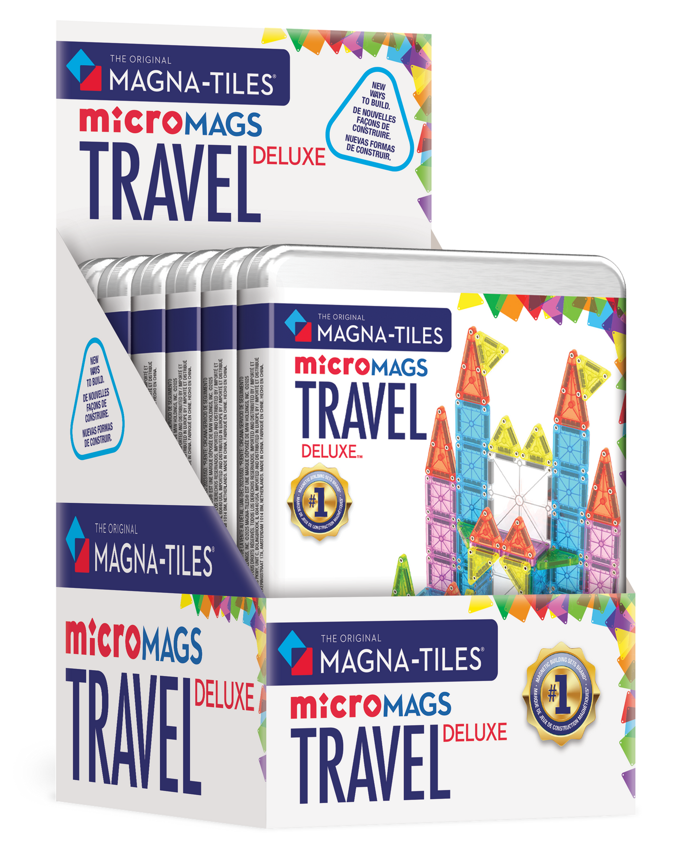 MAGNA-TILES - Travel Set Deluxe - 55 piece (NEW COLLECTION 2025)