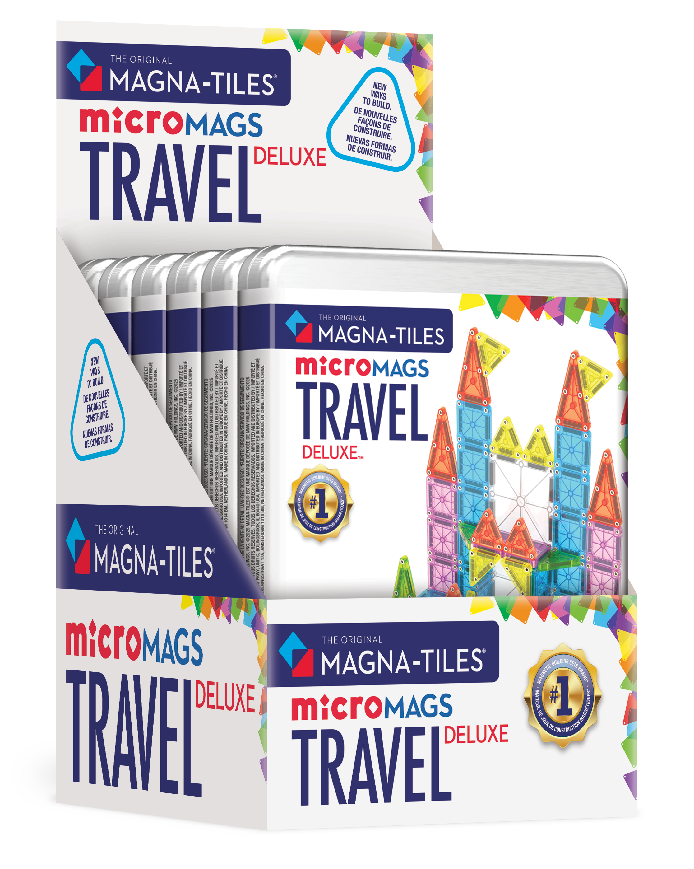 MAGNA-TILES - Travel Set Deluxe - 55 piece (NEW COLLECTION 2025)