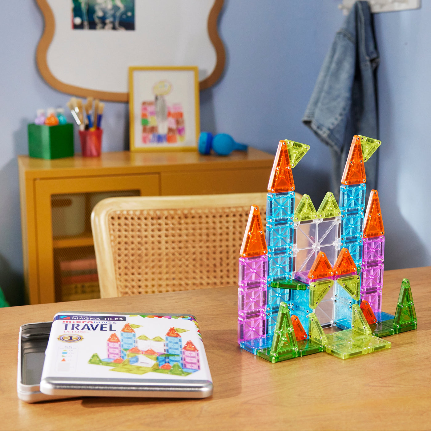 MAGNA-TILES - Travel Set Deluxe - 55 piece (NEW COLLECTION 2025)