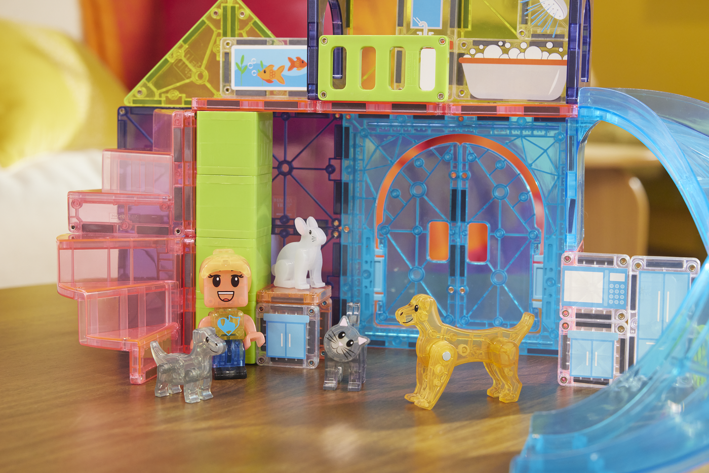 MAGNA-TILES - Pet Playhouse 50-Piece Set (NEW COLLECTION 2025)