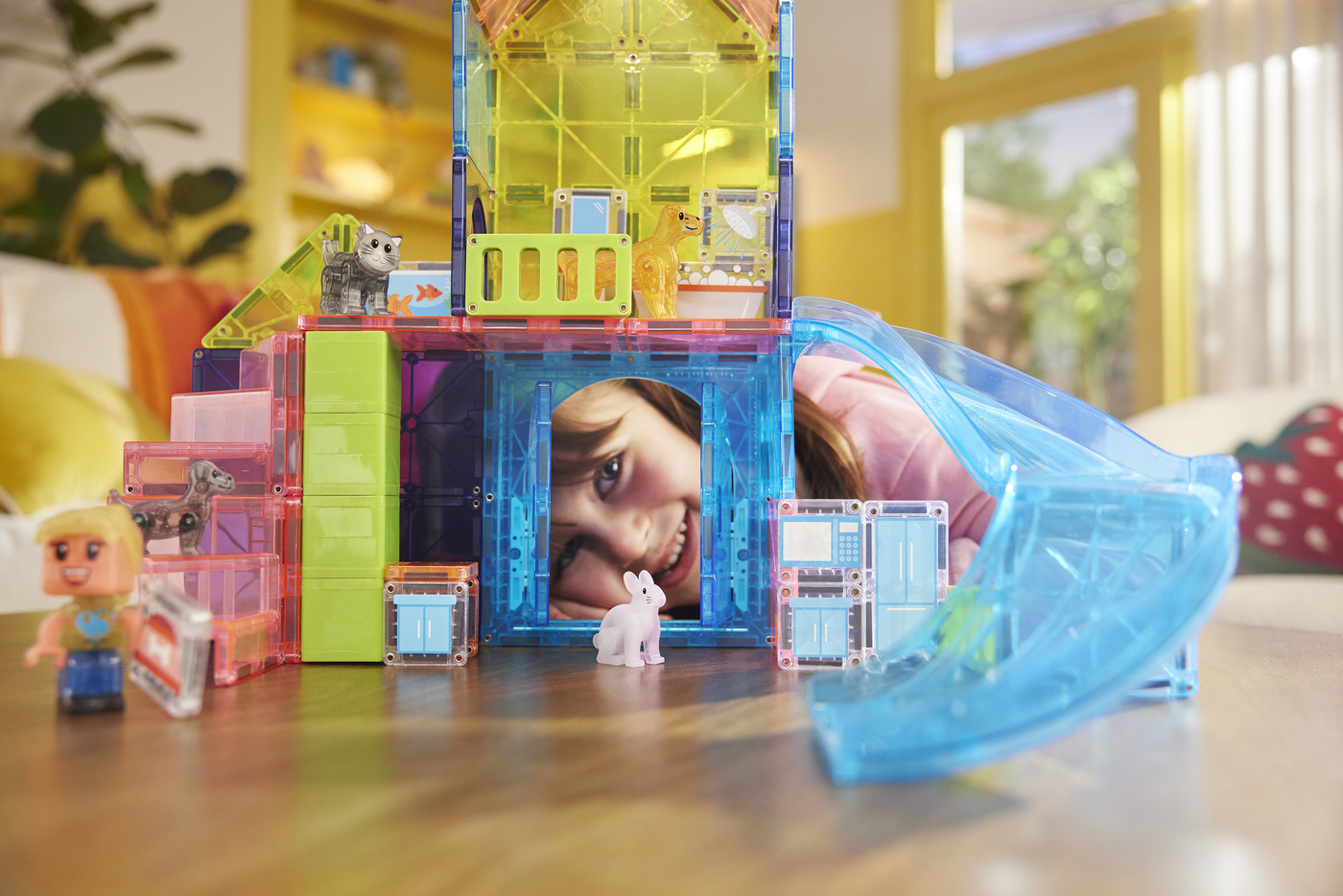 MAGNA-TILES - Pet Playhouse 50-Piece Set (NEW COLLECTION 2025)