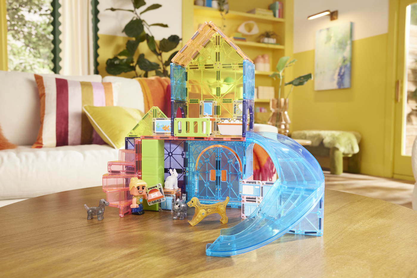 MAGNA-TILES - Pet Playhouse 50-Piece Set (NEW COLLECTION 2025)