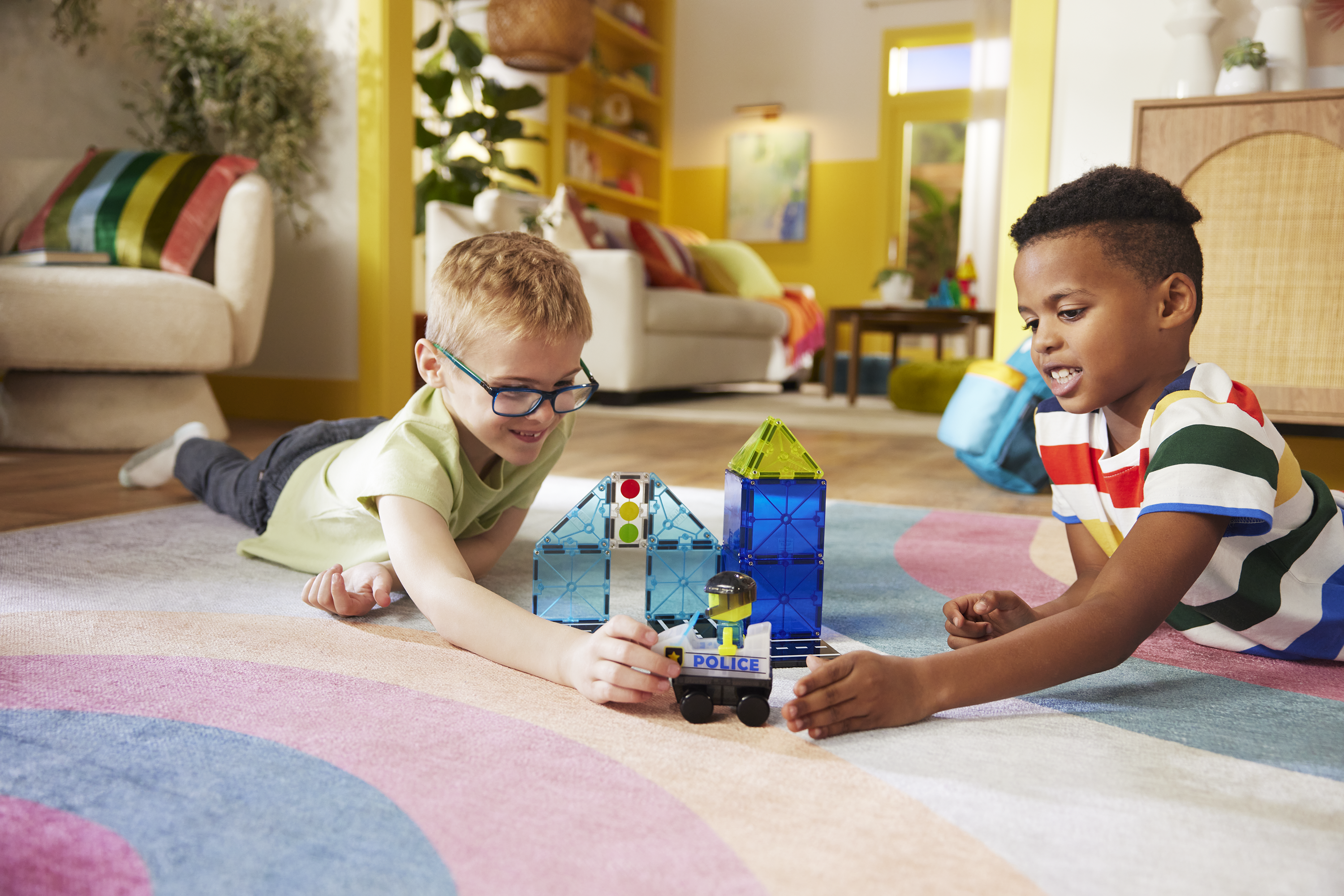 MAGNA-TILES - Police Station 20-Piece Set (NEW COLLECTION 2025)