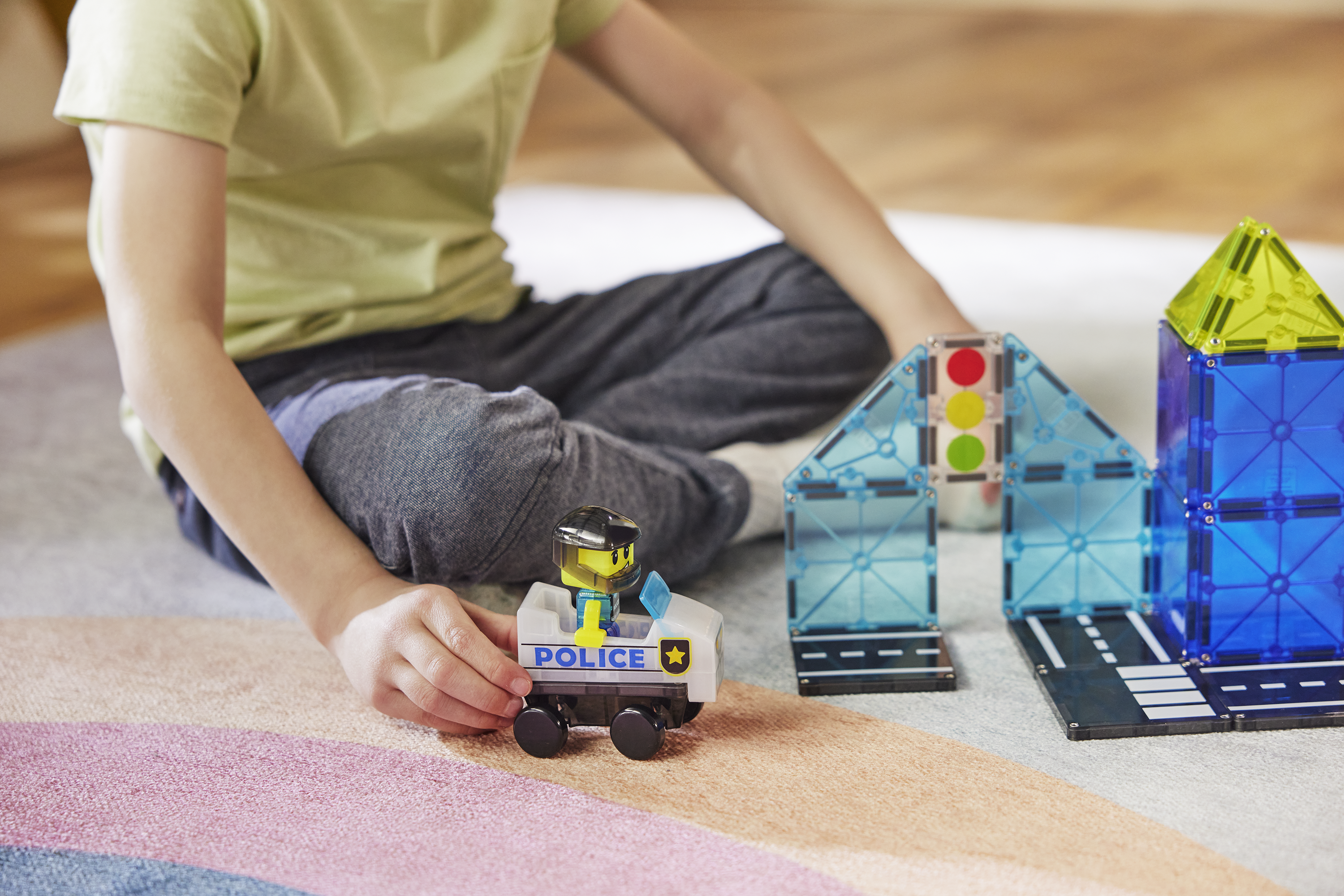 MAGNA-TILES - Police Station 20-Piece Set (NEW COLLECTION 2025)