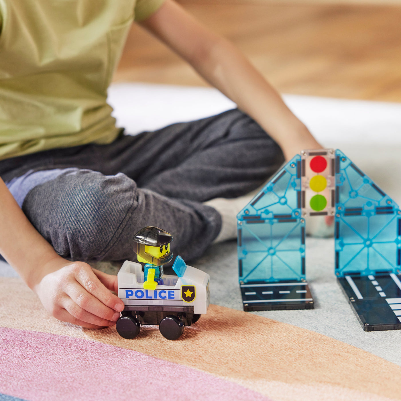 MAGNA-TILES - Police Station 20-Piece Set (NEW COLLECTION 2025)