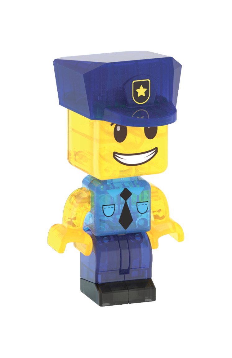 MAGNA-TILES - Police Station 35-Piece Set (NEW COLLECTION 2025)