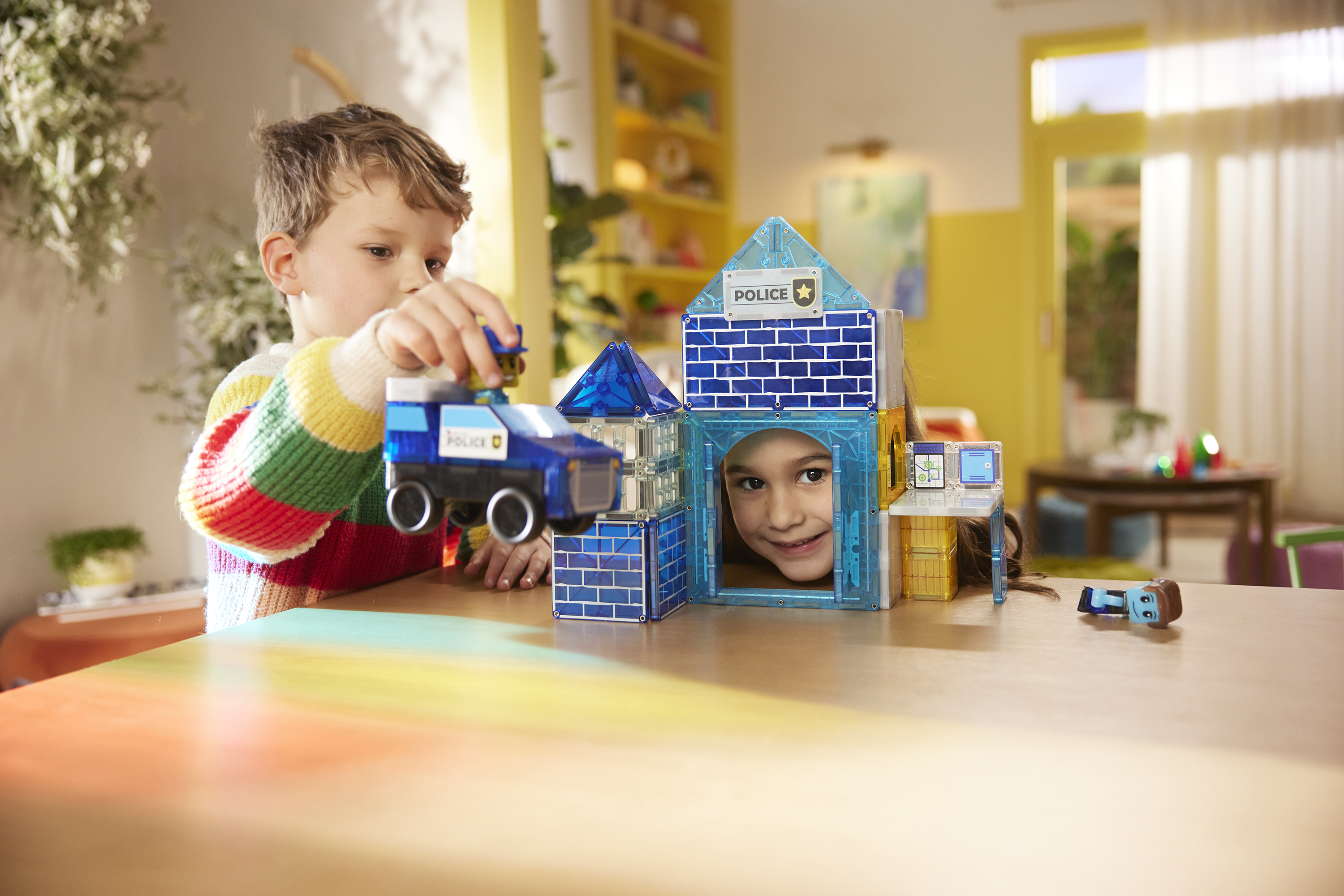 MAGNA-TILES - Police Station 35-Piece Set (NEW COLLECTION 2025)