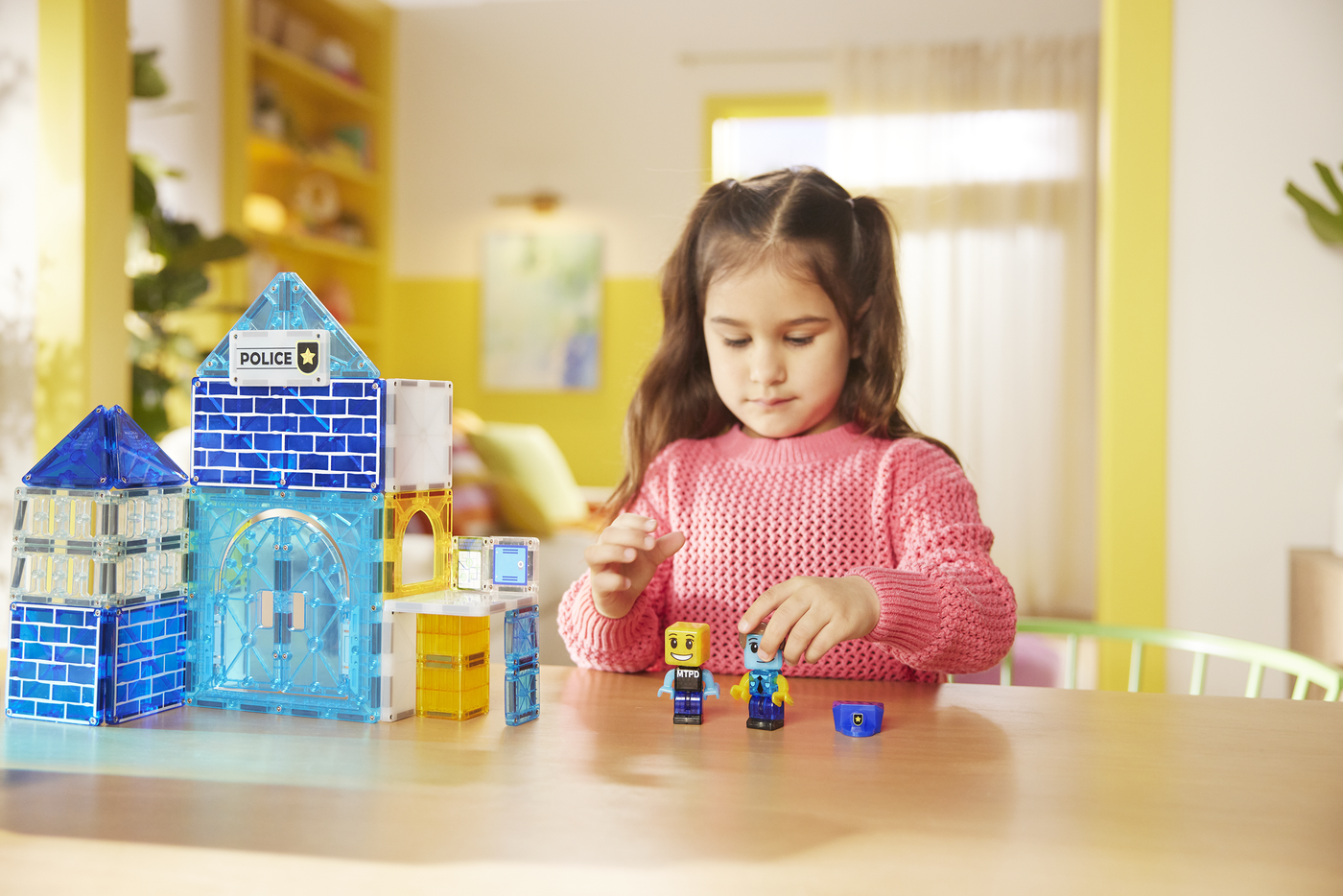MAGNA-TILES - Police Station 35-Piece Set (NEW COLLECTION 2025)