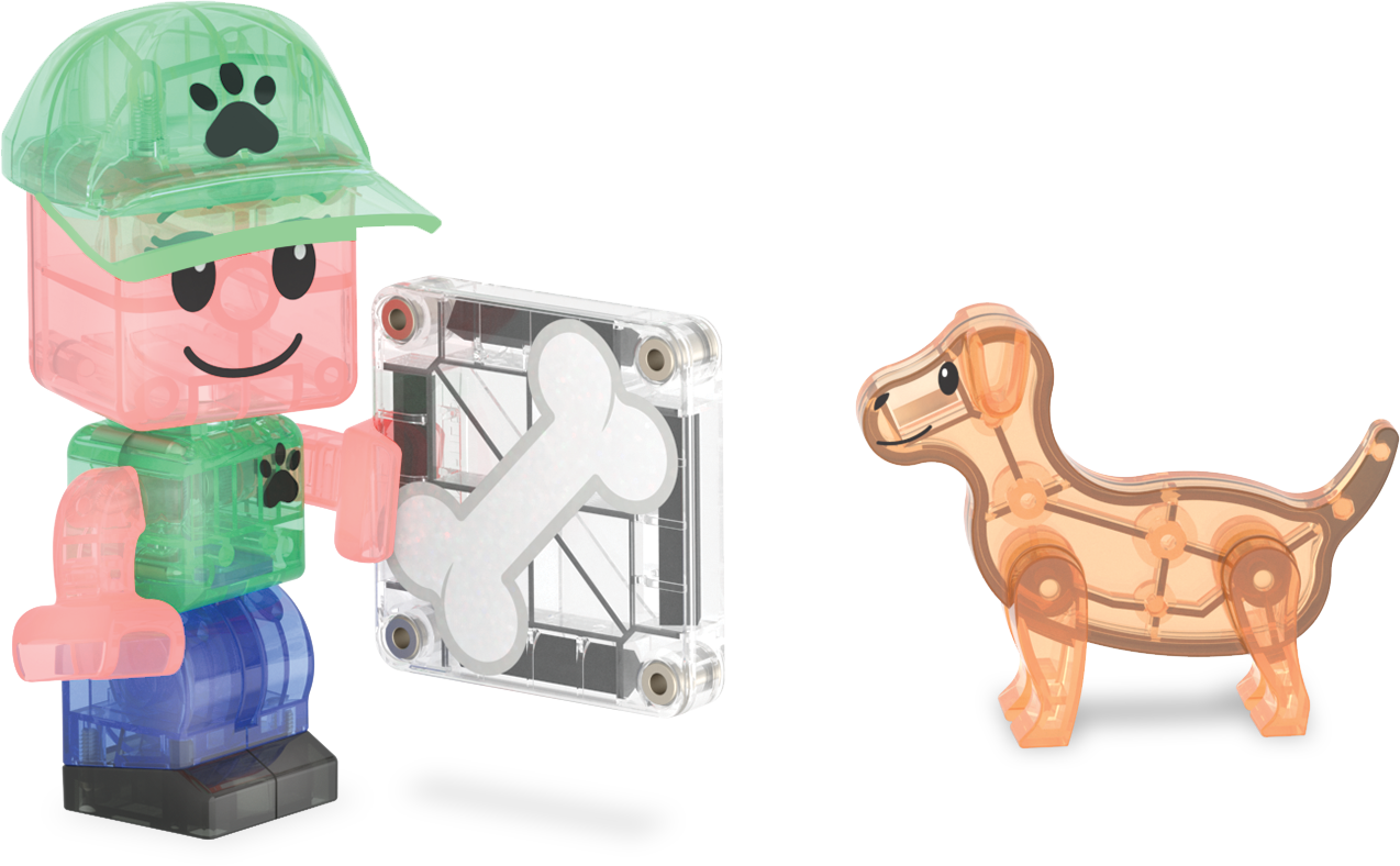 MAGNA-TILES - Puppy Park 27-Piece Set (NEW COLLECTION 2025)