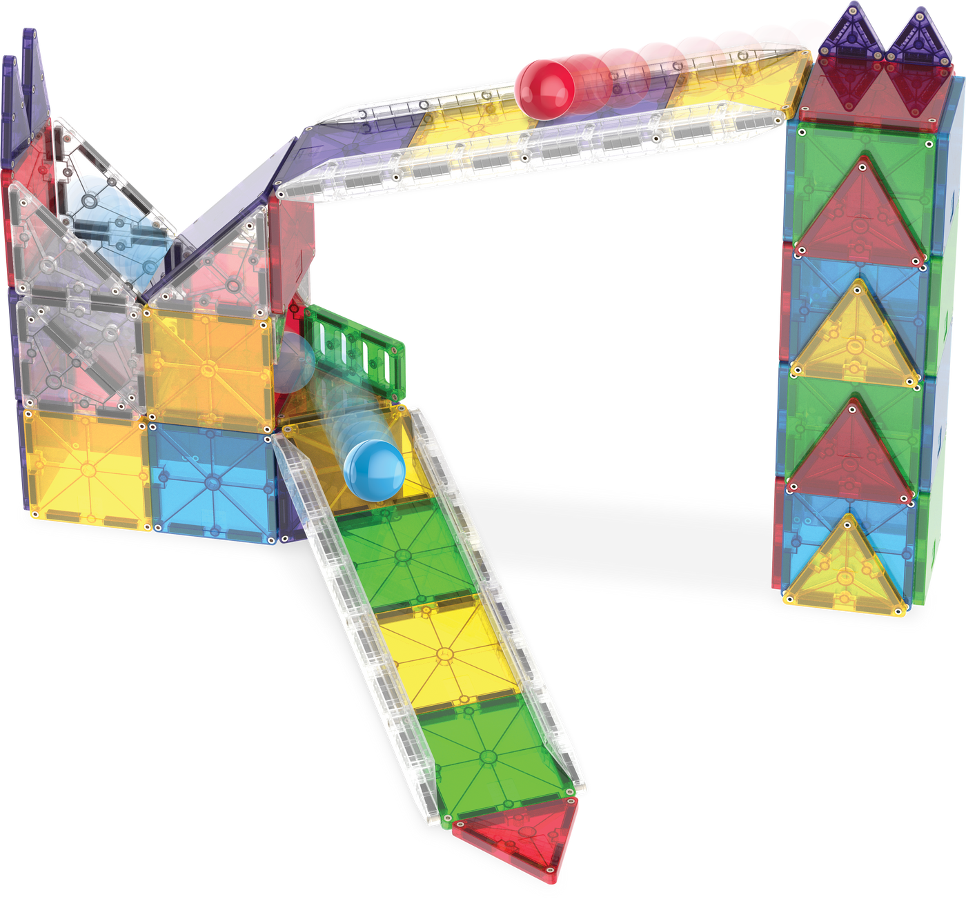 MAGNA-TILES - Rail Racers Deluxe 90-Piece Set (NEW COLLECTION 2025)