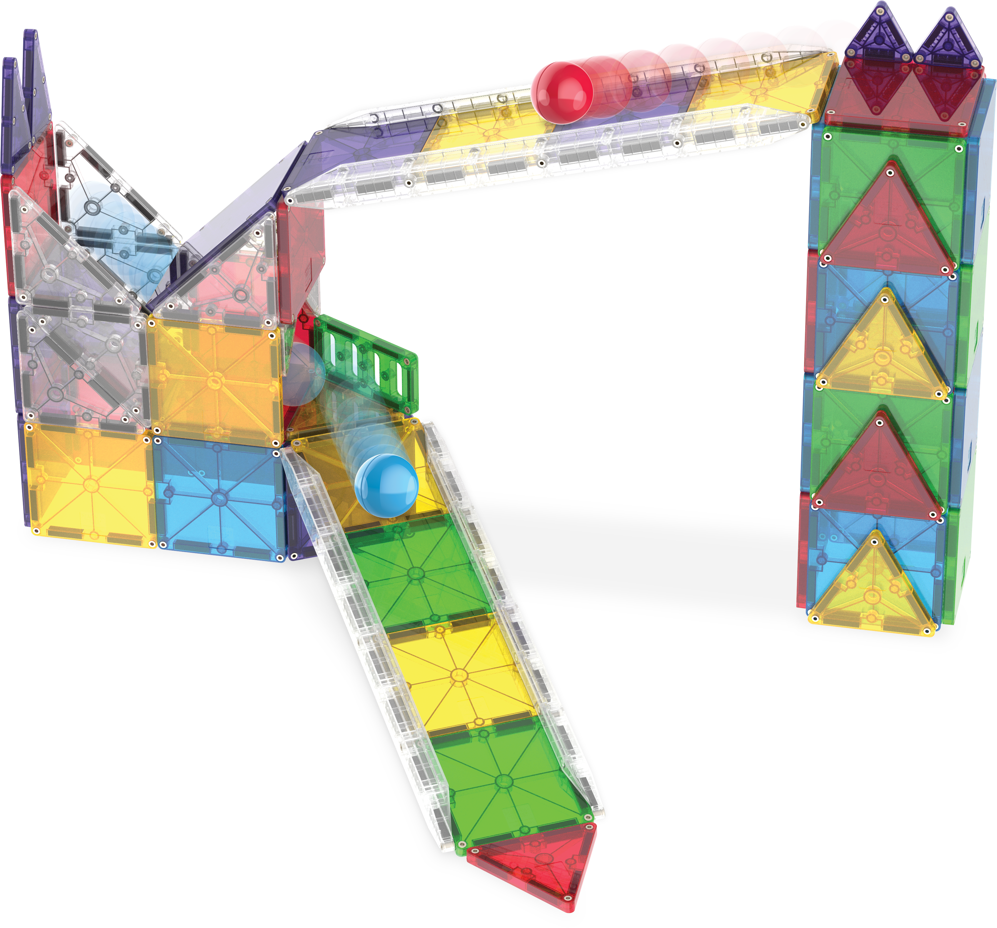 MAGNA-TILES - Rail Racers Deluxe 90-Piece Set (NEW COLLECTION 2025)