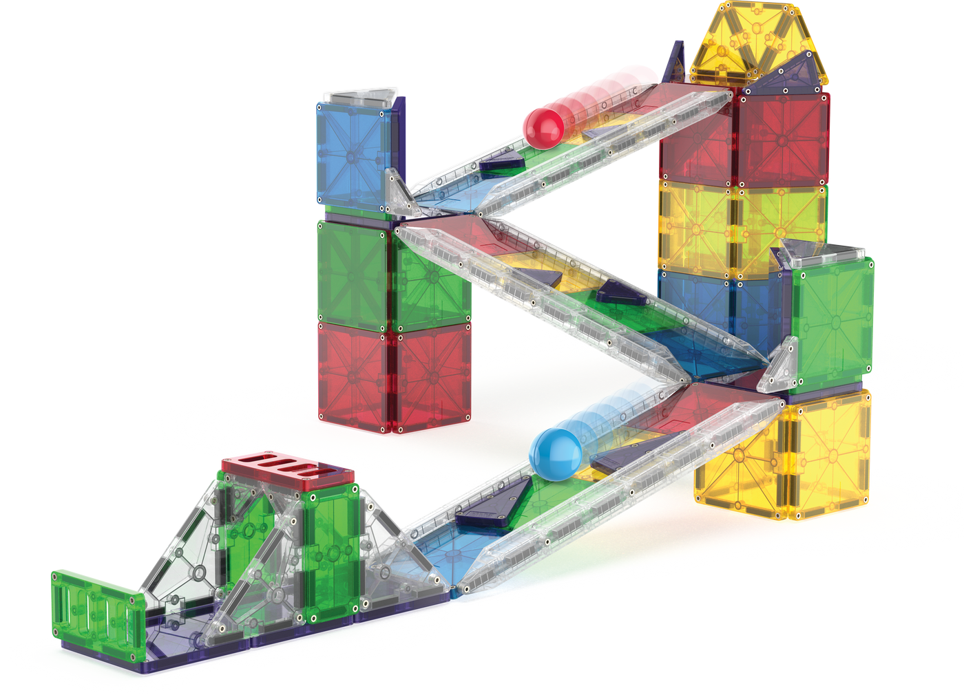 MAGNA-TILES - Rail Racers Deluxe 90-Piece Set (NEW COLLECTION 2025)