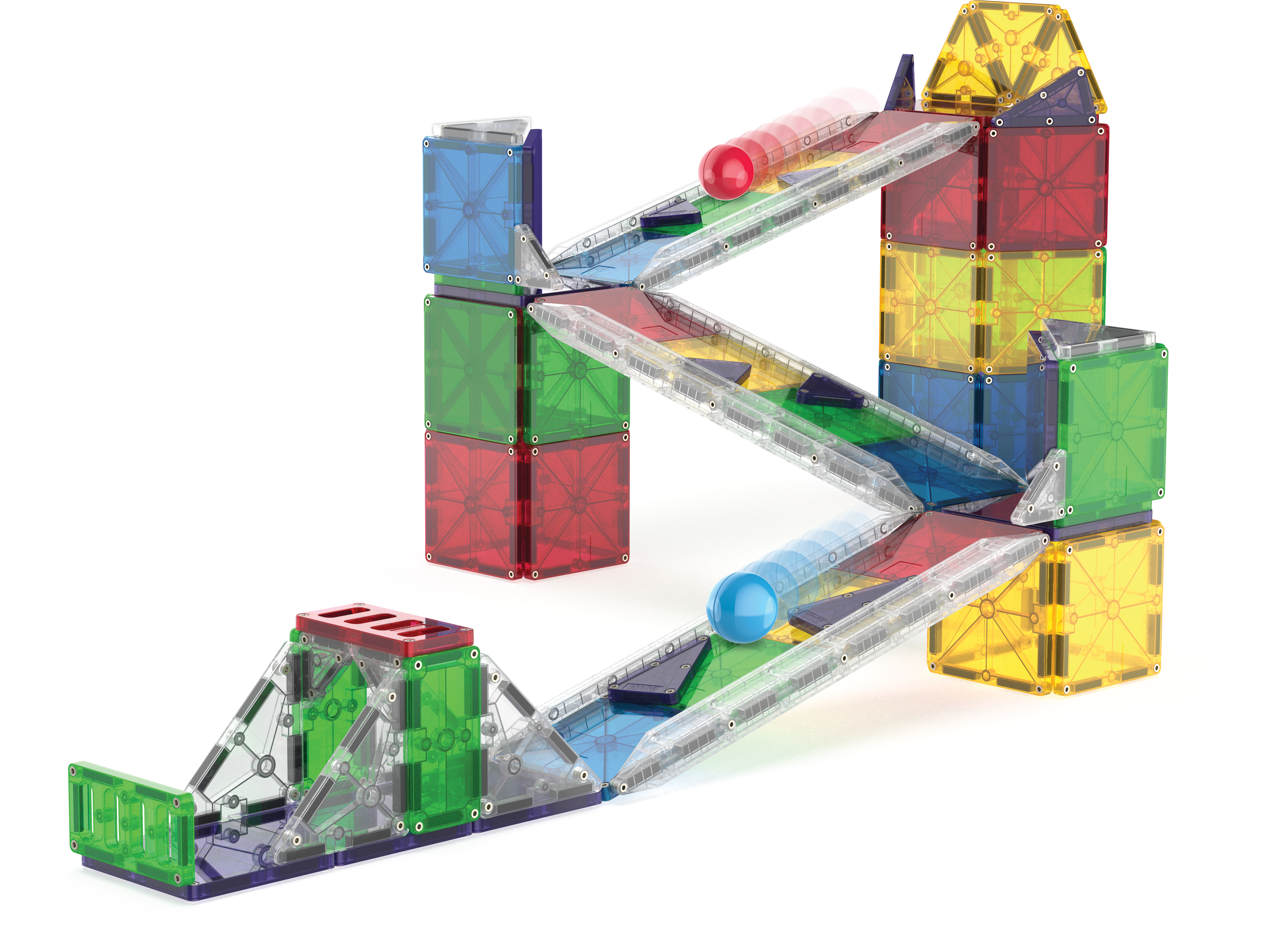 MAGNA-TILES - Rail Racers Deluxe 90-Piece Set (NEW COLLECTION 2025)