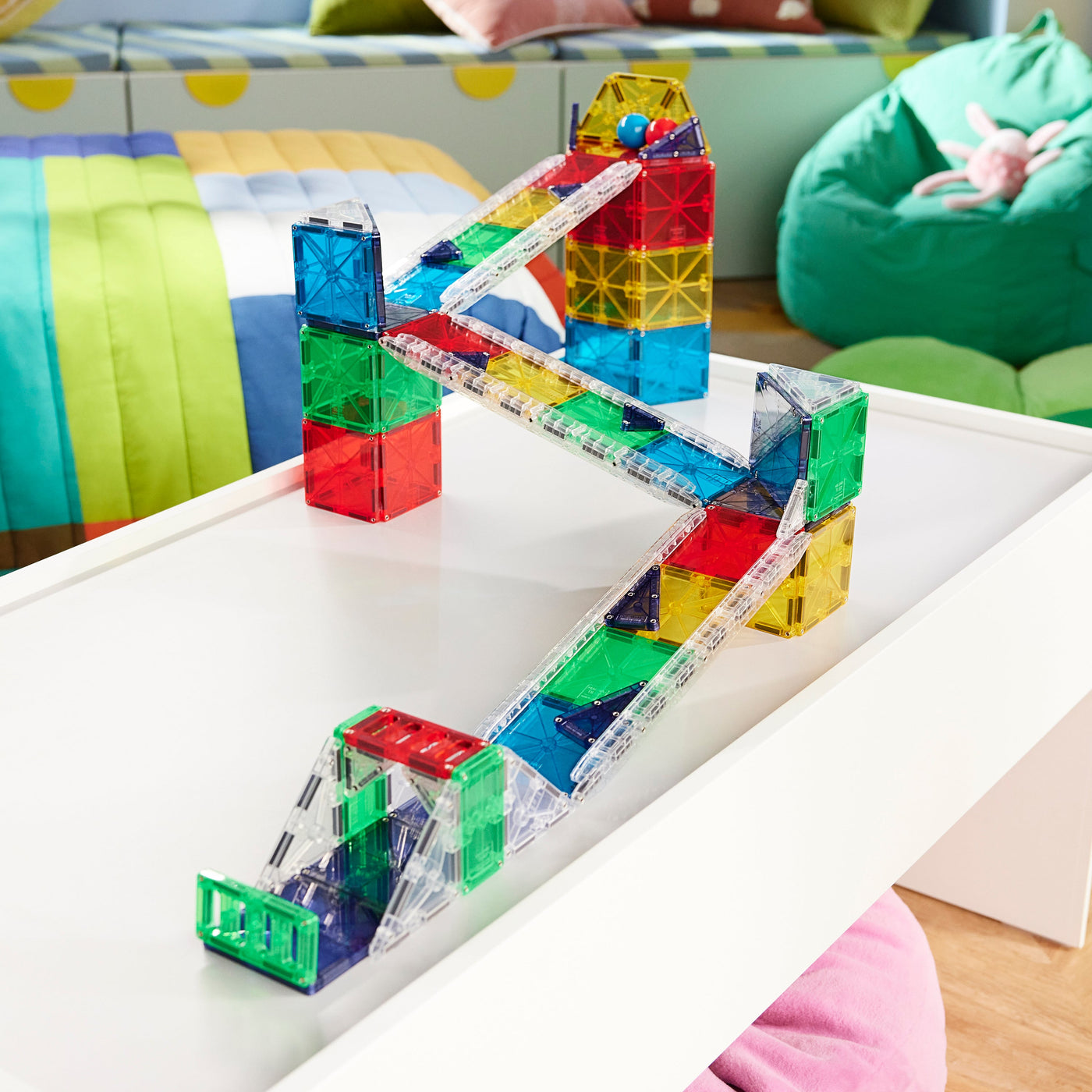 MAGNA-TILES - Rail Racers Deluxe 90-Piece Set (NEW COLLECTION 2025)