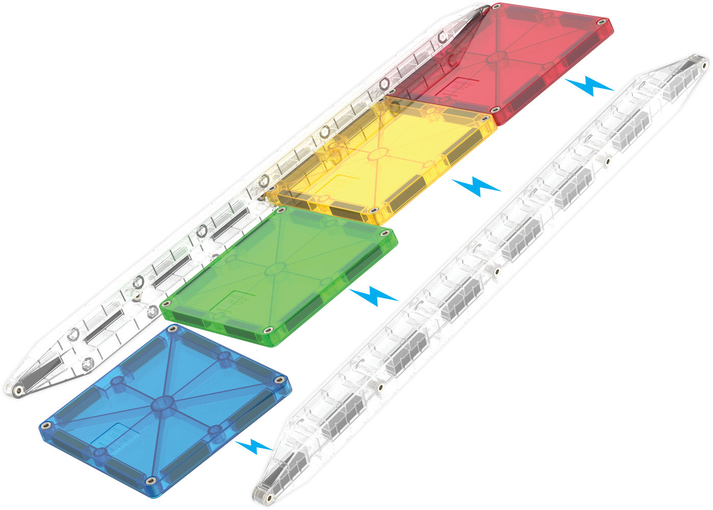 MAGNA-TILES - Rail Racers 33-Piece Set (NEW COLLECTION 2025)