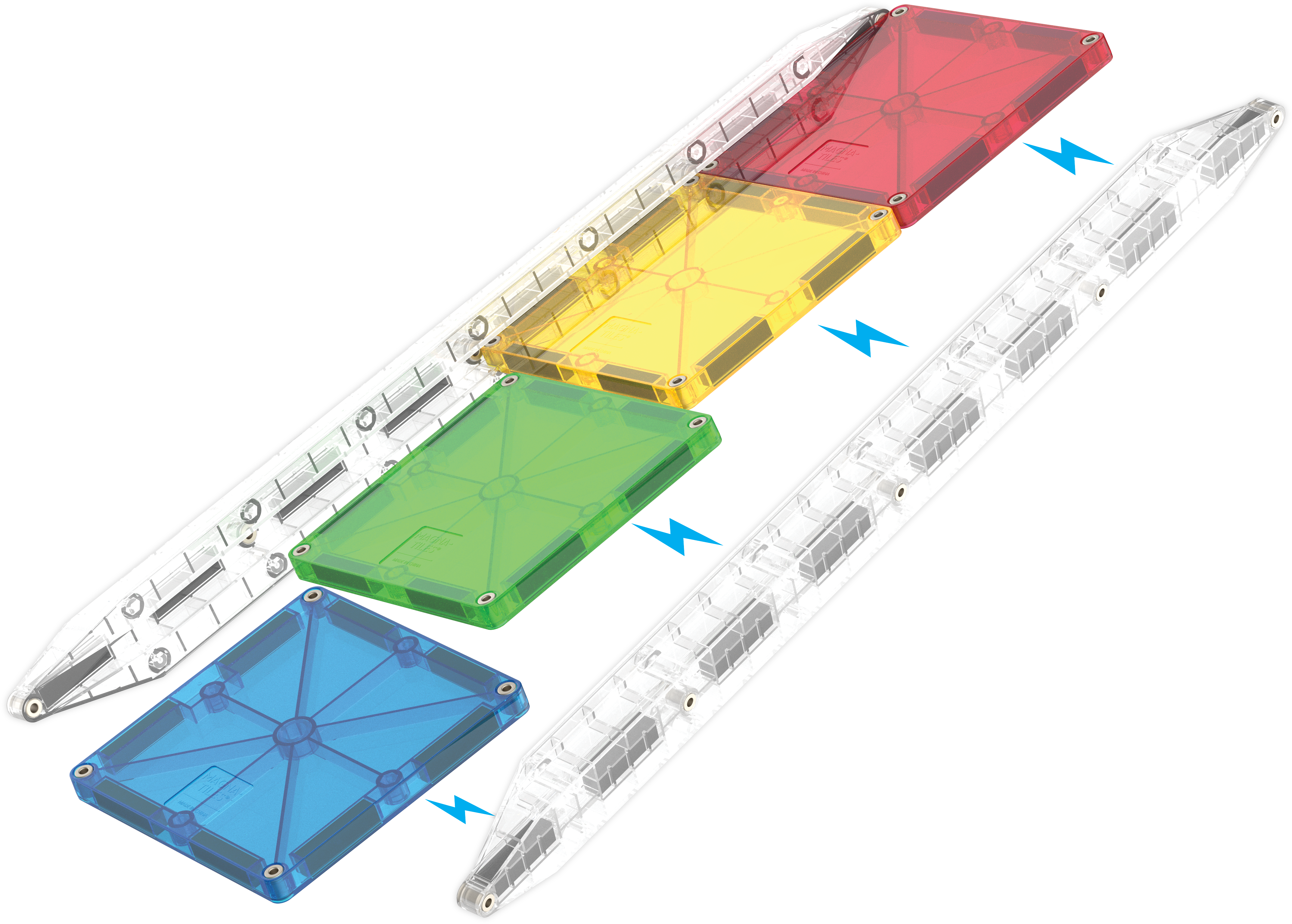 MAGNA-TILES - Rail Racers 33-Piece Set (NEW COLLECTION 2025)