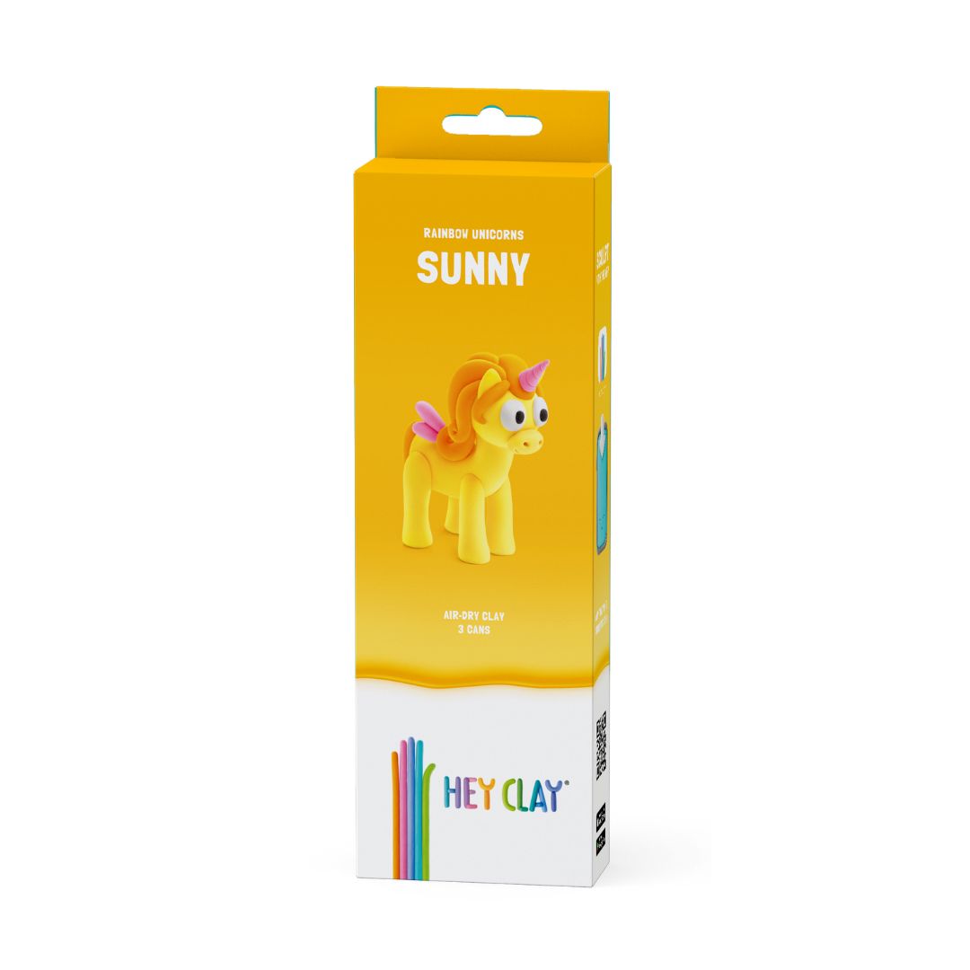 30135 Hey Clay - Regenbogen Einhorn - sonnige 3 Dosen